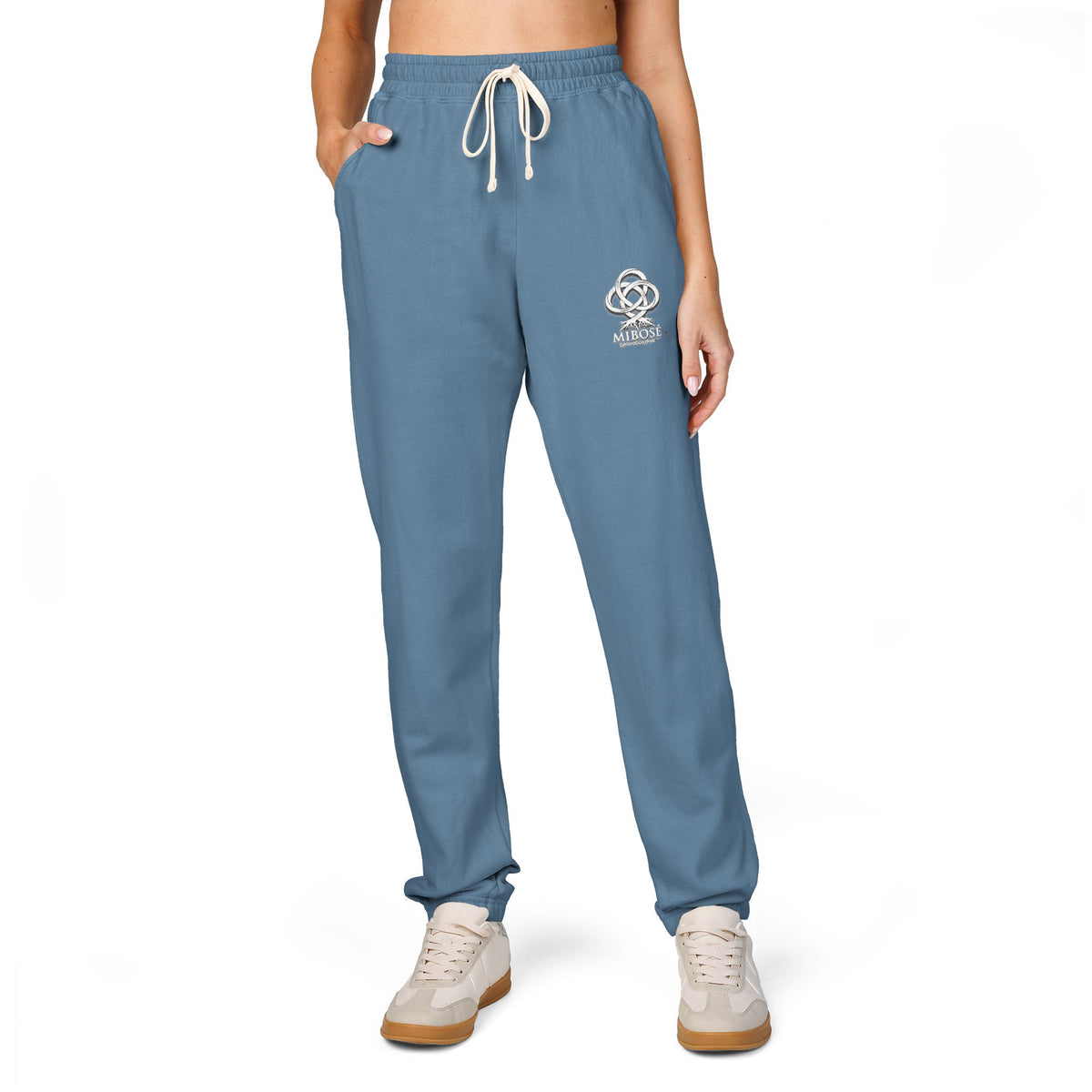 MIBOSÉ Skull & Crossbones Lounge Sweatpants — 'Ride or Die' Graphic Joggers