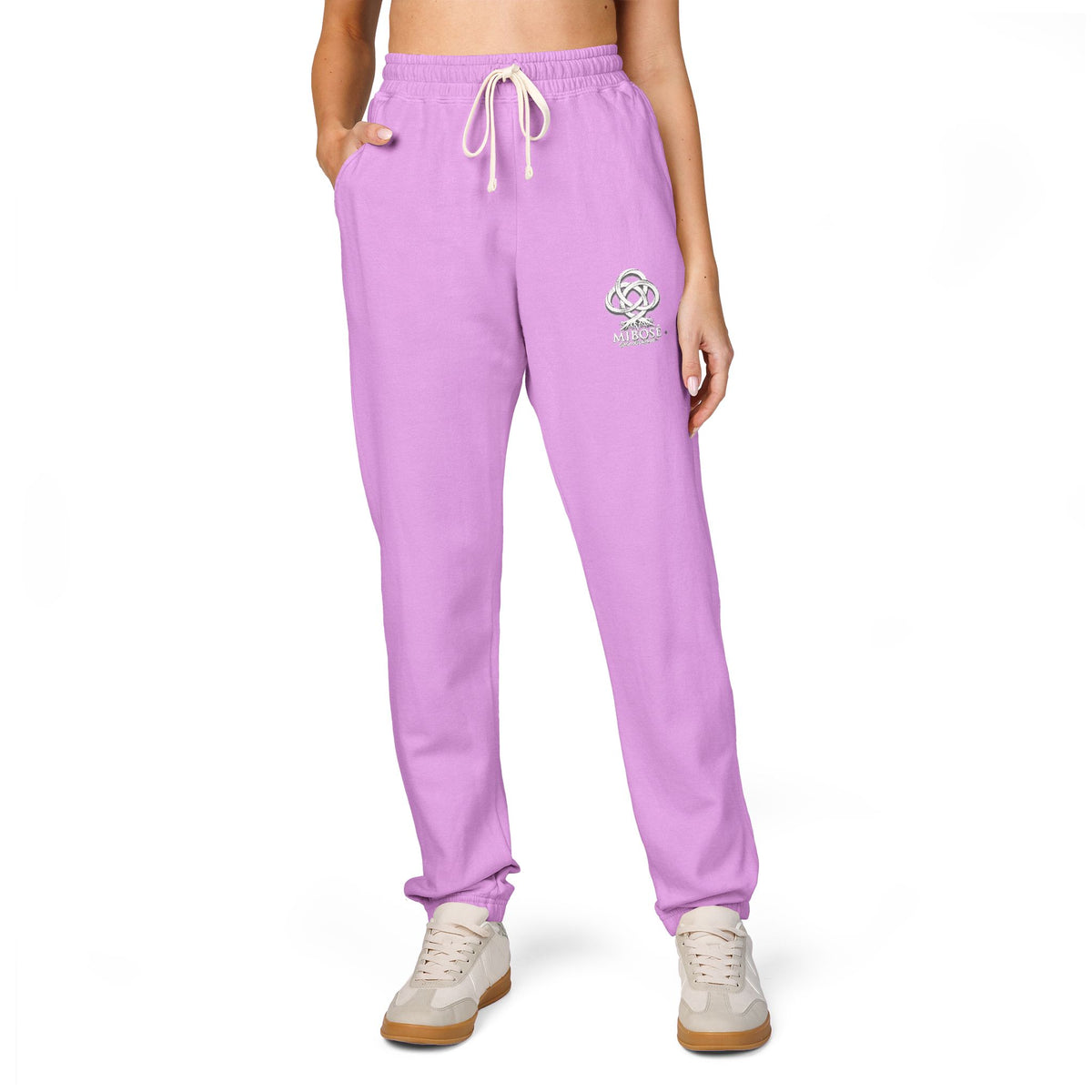 MIBOSÉ Skull & Crossbones Lounge Sweatpants — 'Ride or Die' Graphic Joggers
