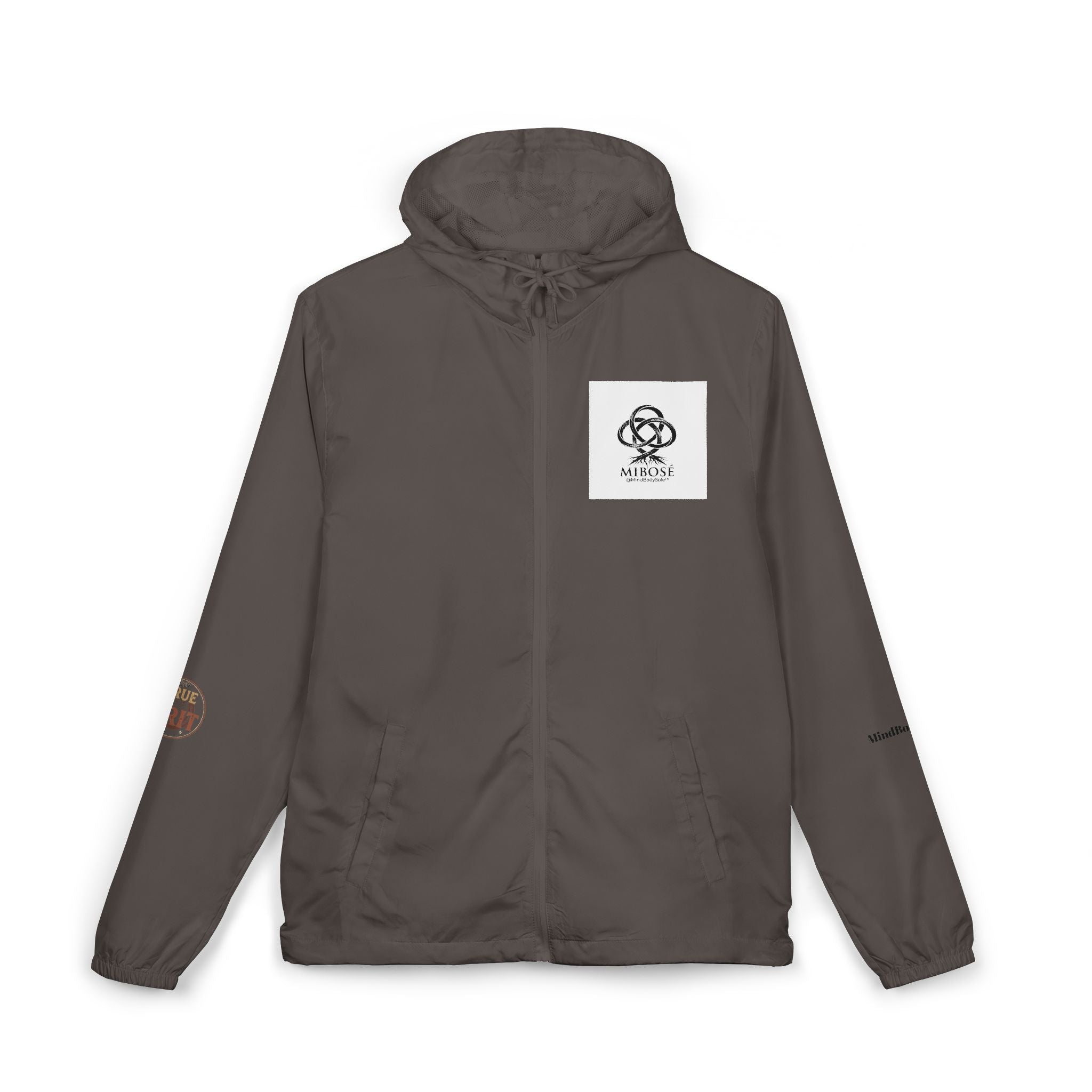 Windbreaker Jacket — "MIBOSÉ: Built From the Ground Up" White Camo