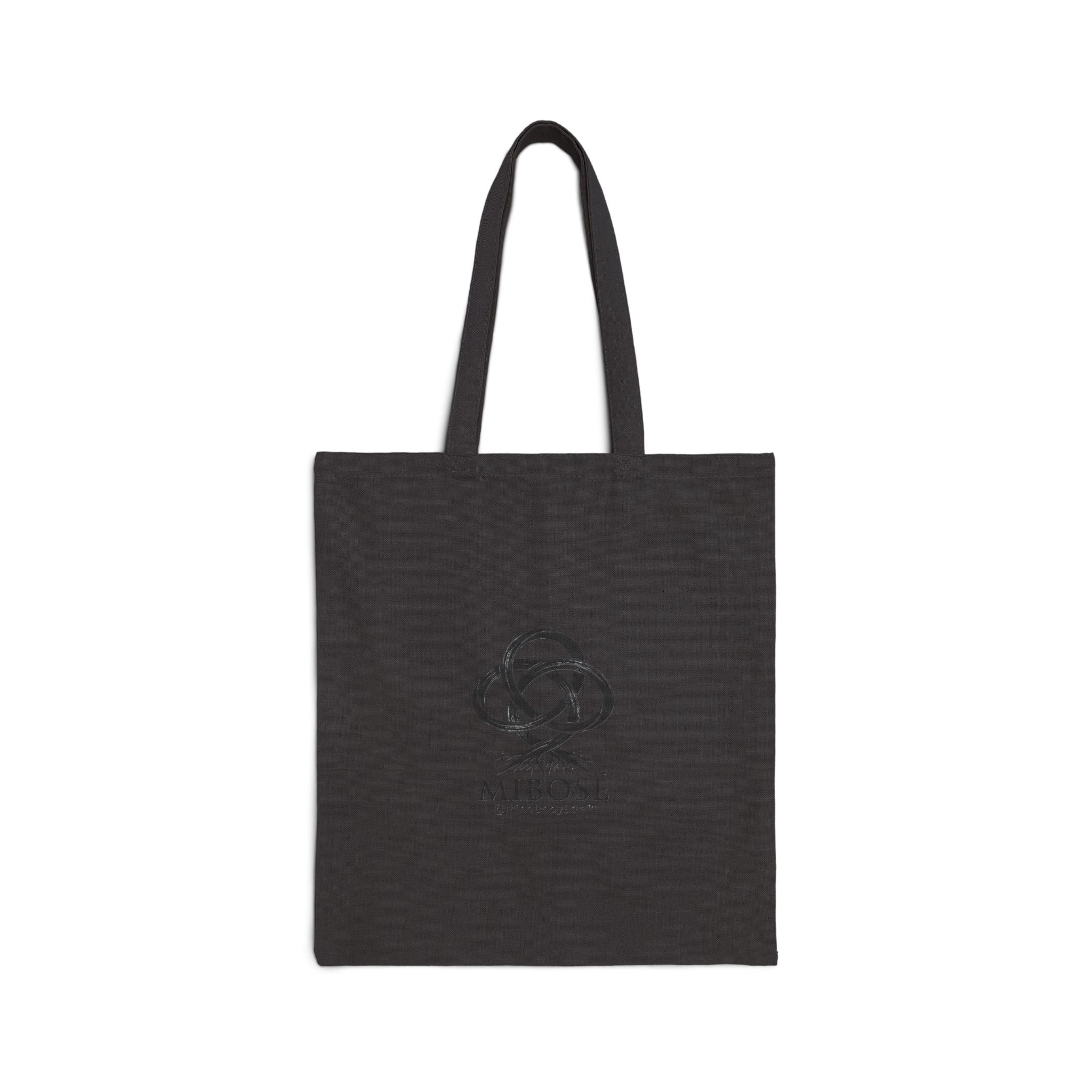 Canvas Tote Bag — Minimal Mibose Logo Reusable Shopping & Everyday Carry