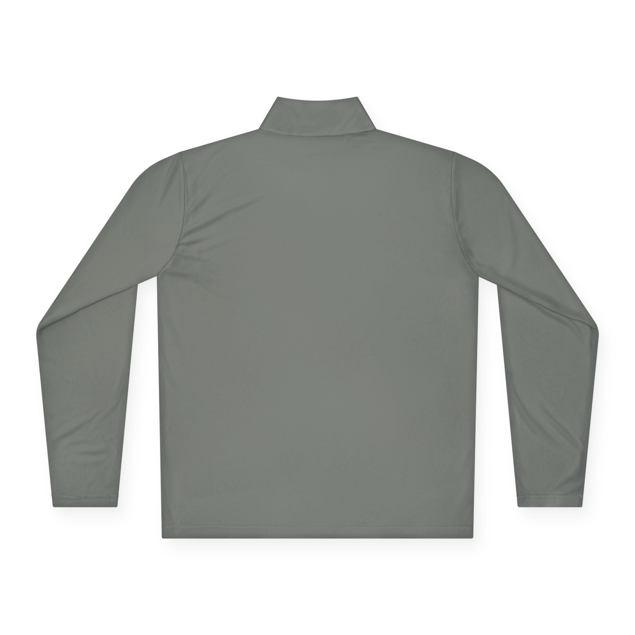 Quarter-Zip Pullover with Celtic Knot Logo – Minimalist Monochrome Athletic Top
