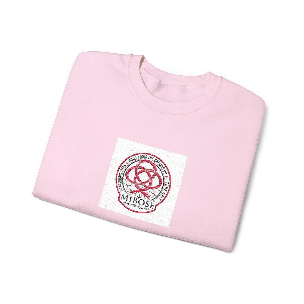 Love Knot Crewneck Sweatshirt — Minimal Heart Interlock Graphic