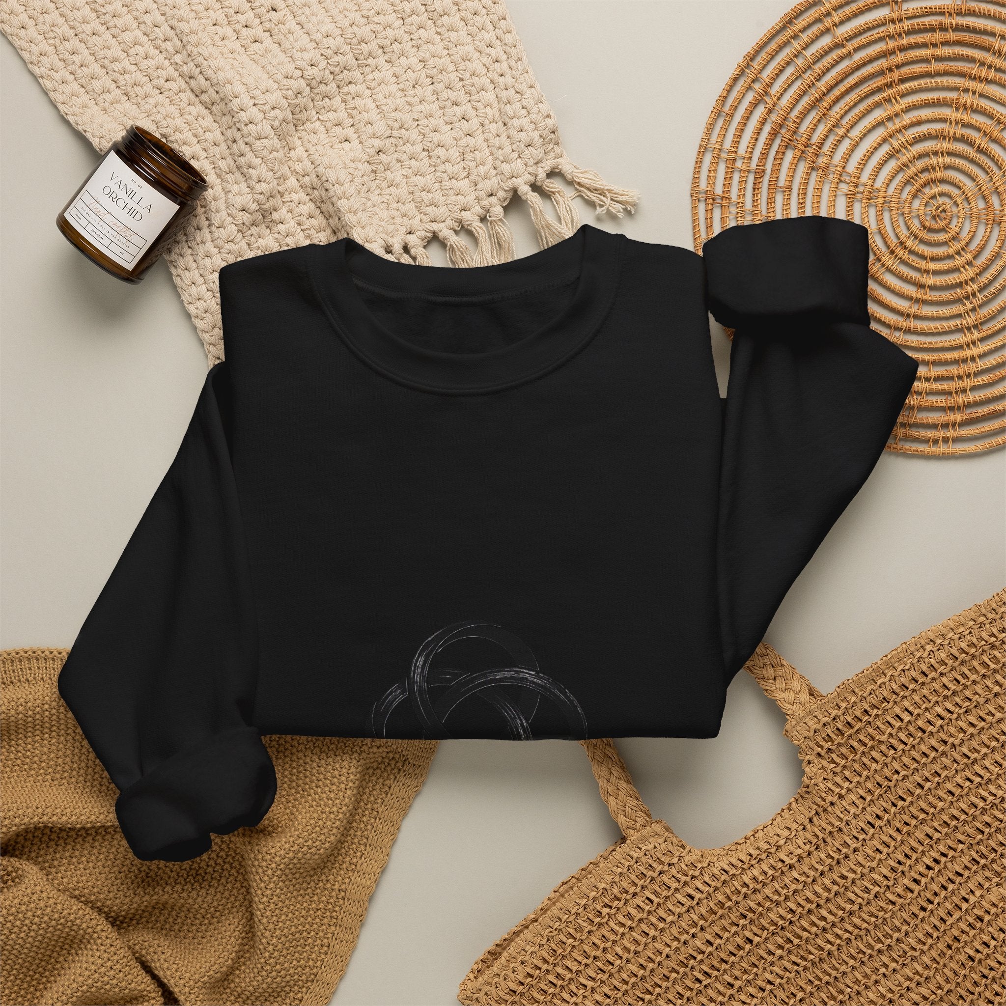 Mystic Knot Crewneck Sweatshirt – Mibose Logo Graphic
