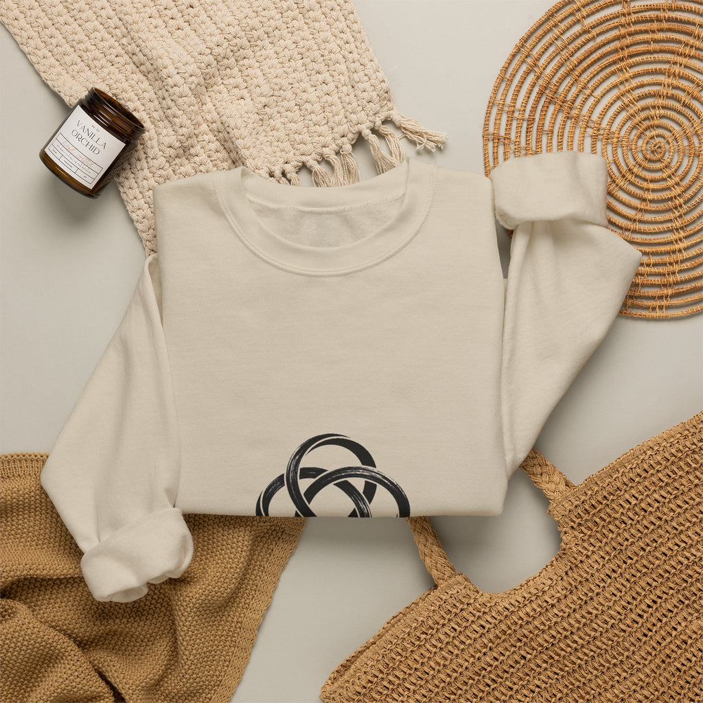 Mystic Knot Crewneck Sweatshirt – Mibose Logo Graphic