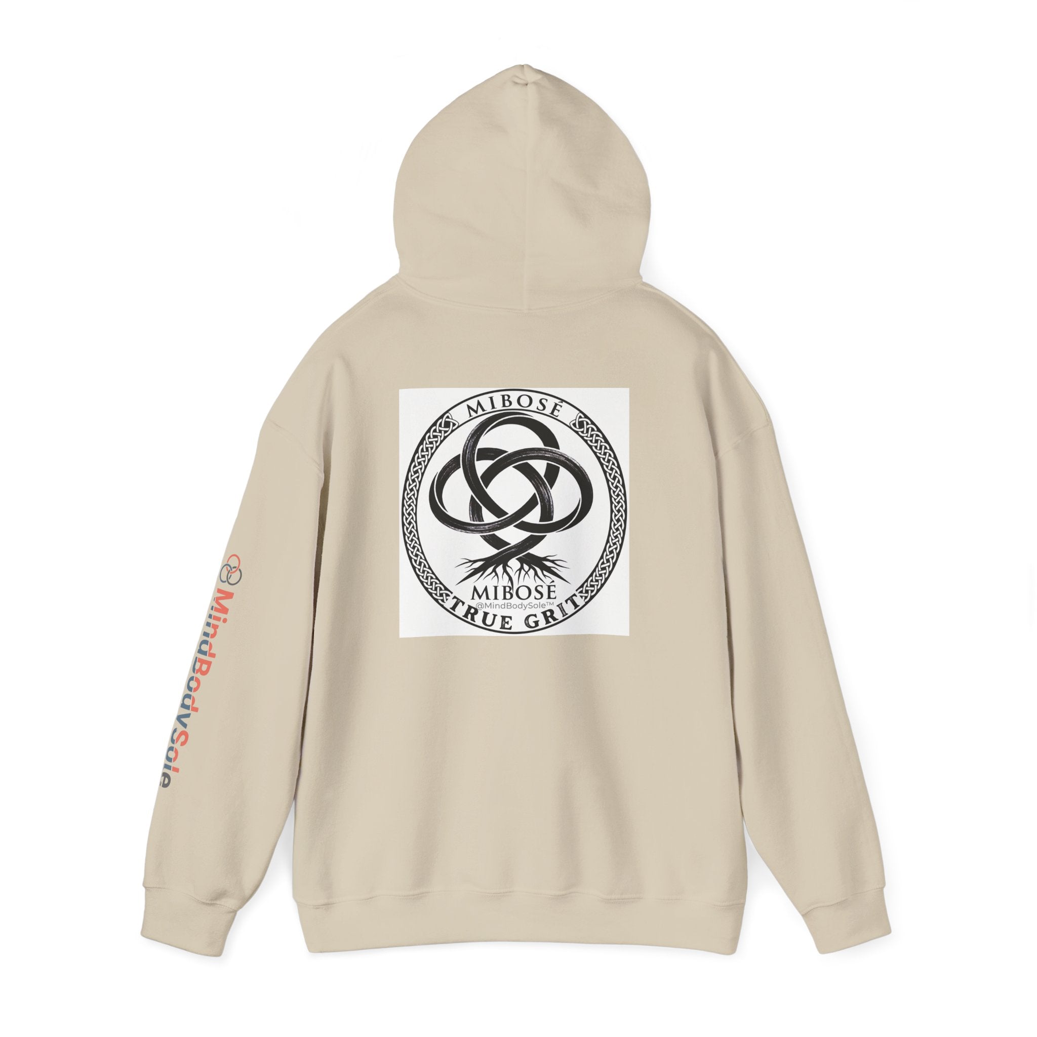 Mibose 'True Grit' Logo Hoodie — Minimalist Serpent Crest Pullover