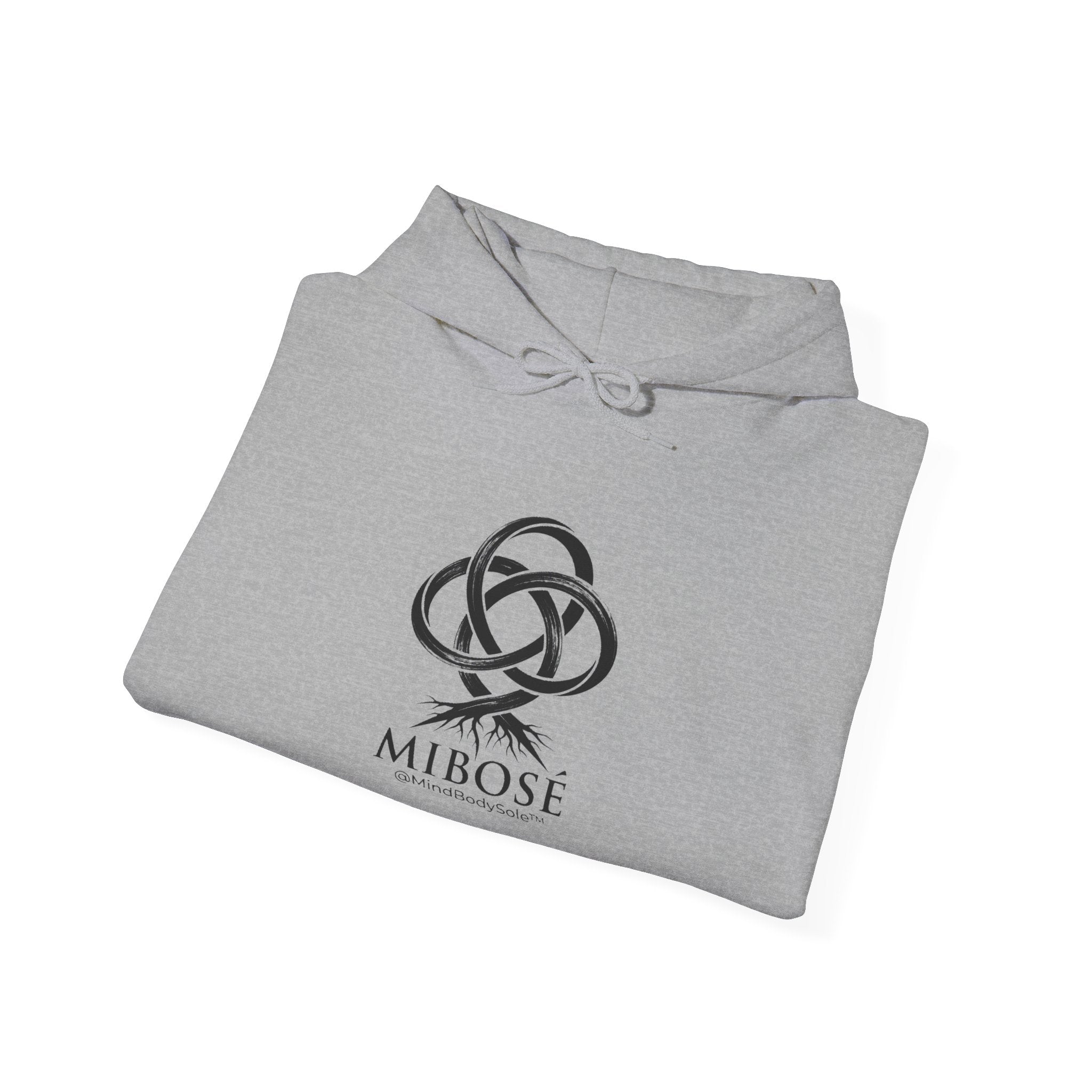 Mibose 'True Grit' Logo Hoodie — Minimalist Serpent Crest Pullover