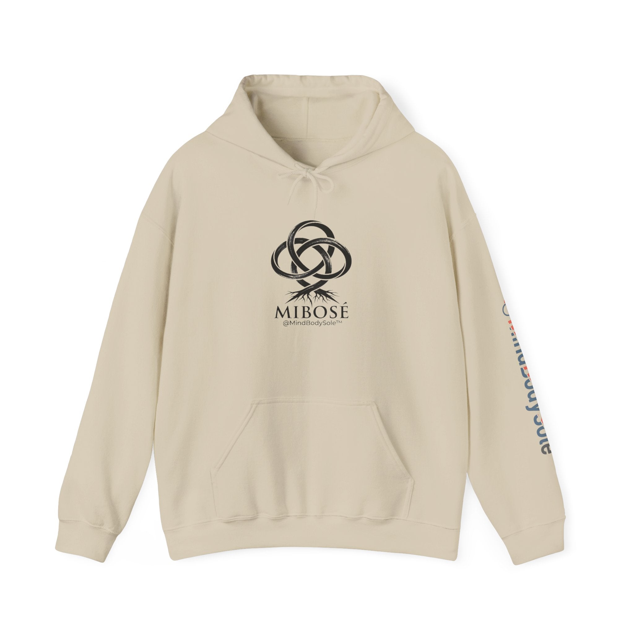 Mibose 'True Grit' Logo Hoodie — Minimalist Serpent Crest Pullover