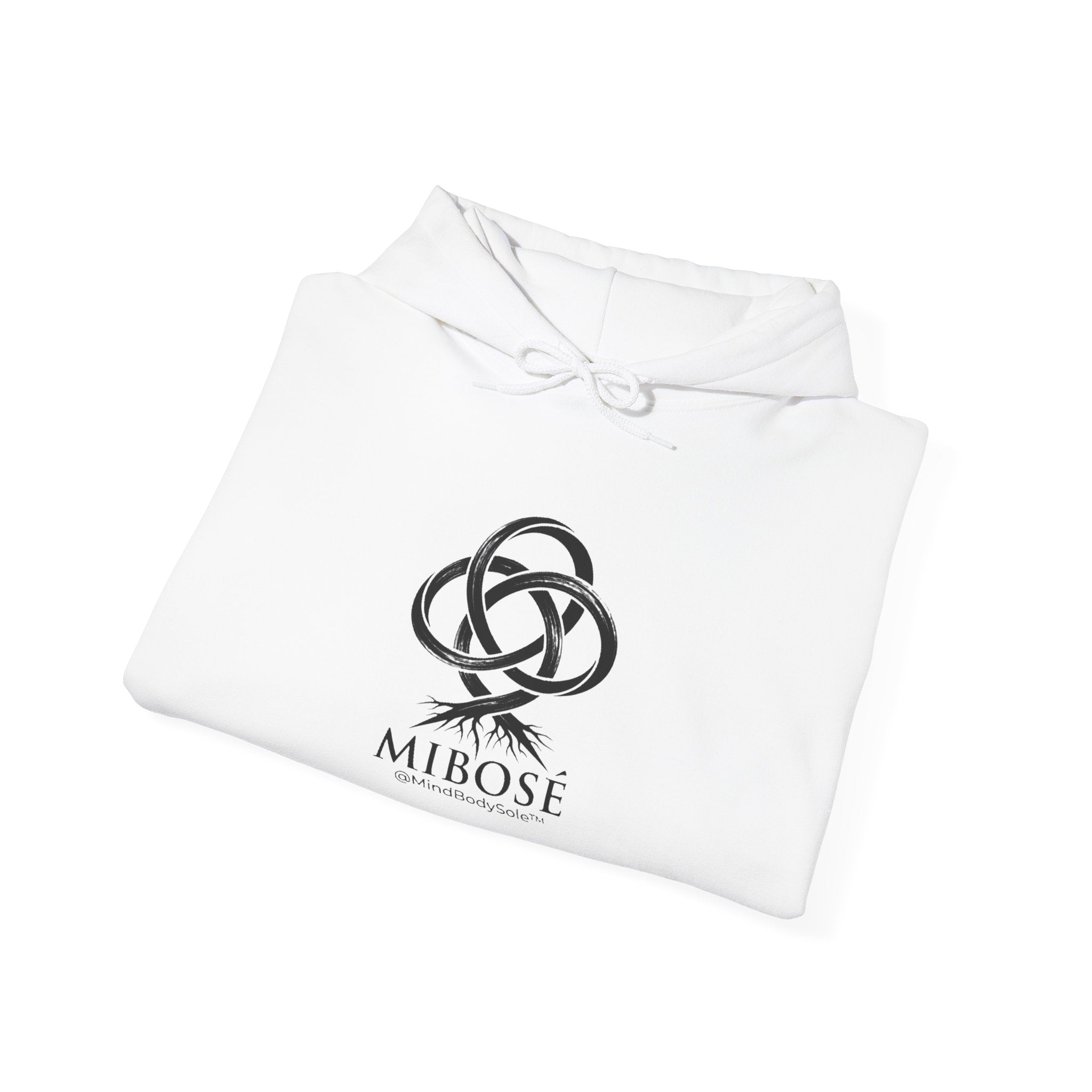 Mibose 'True Grit' Logo Hoodie — Minimalist Serpent Crest Pullover