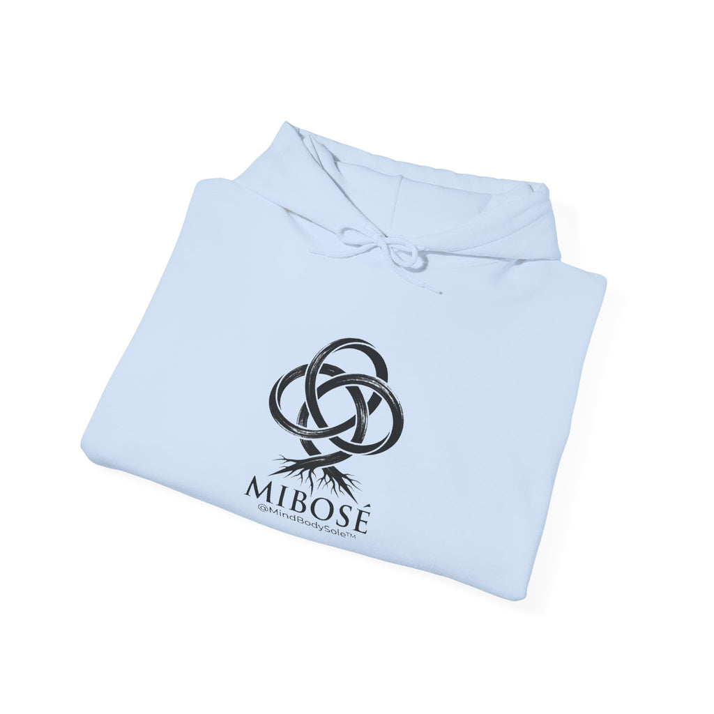 Mibose 'True Grit' Logo Hoodie — Minimalist Serpent Crest Pullover