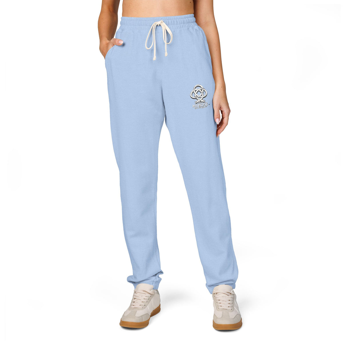 MIBOSÉ Skull & Crossbones Lounge Sweatpants — 'Ride or Die' Graphic Joggers