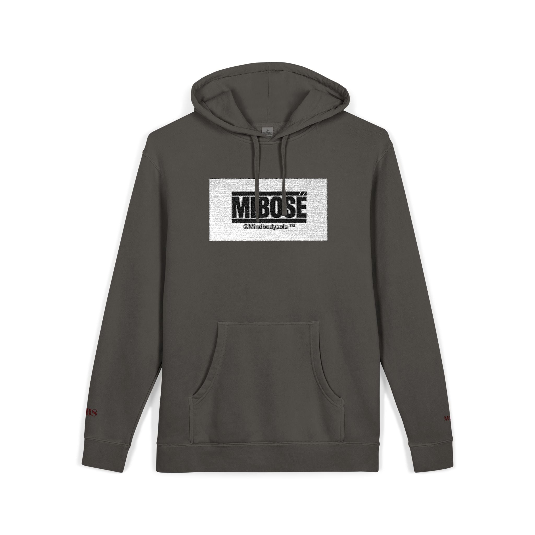 Vintage 'AMB0SE' Distressed Graphic Hoodie - Pigment-Dyed Streetwear