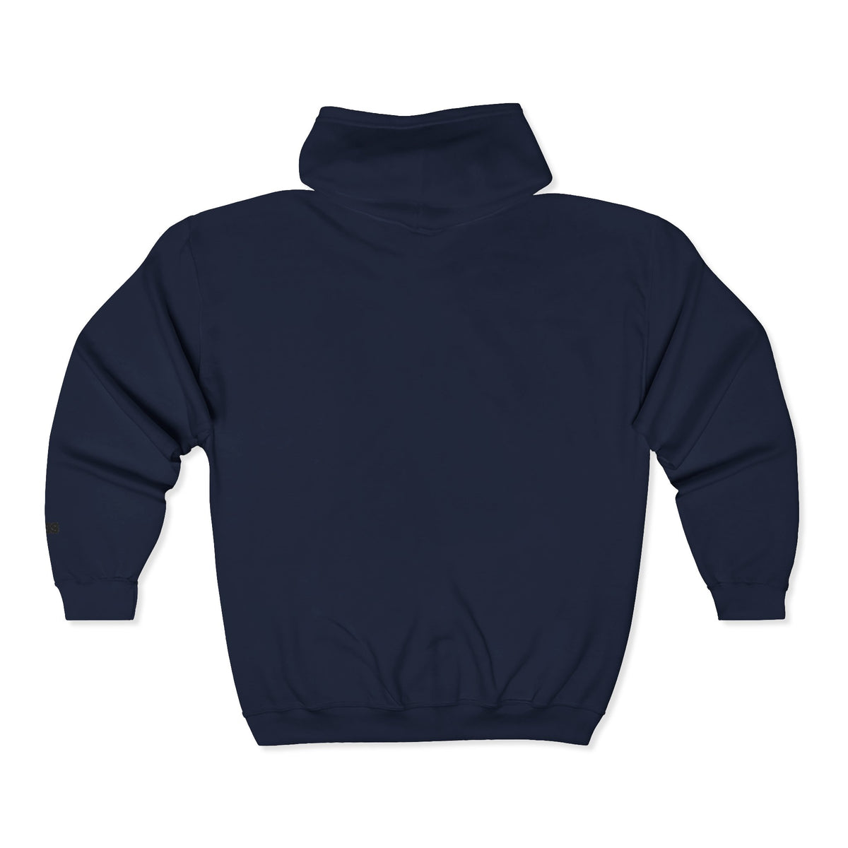 MIBOSÉ Skull & Crossbones Mini Logo Zip Hooded Sweatshirt