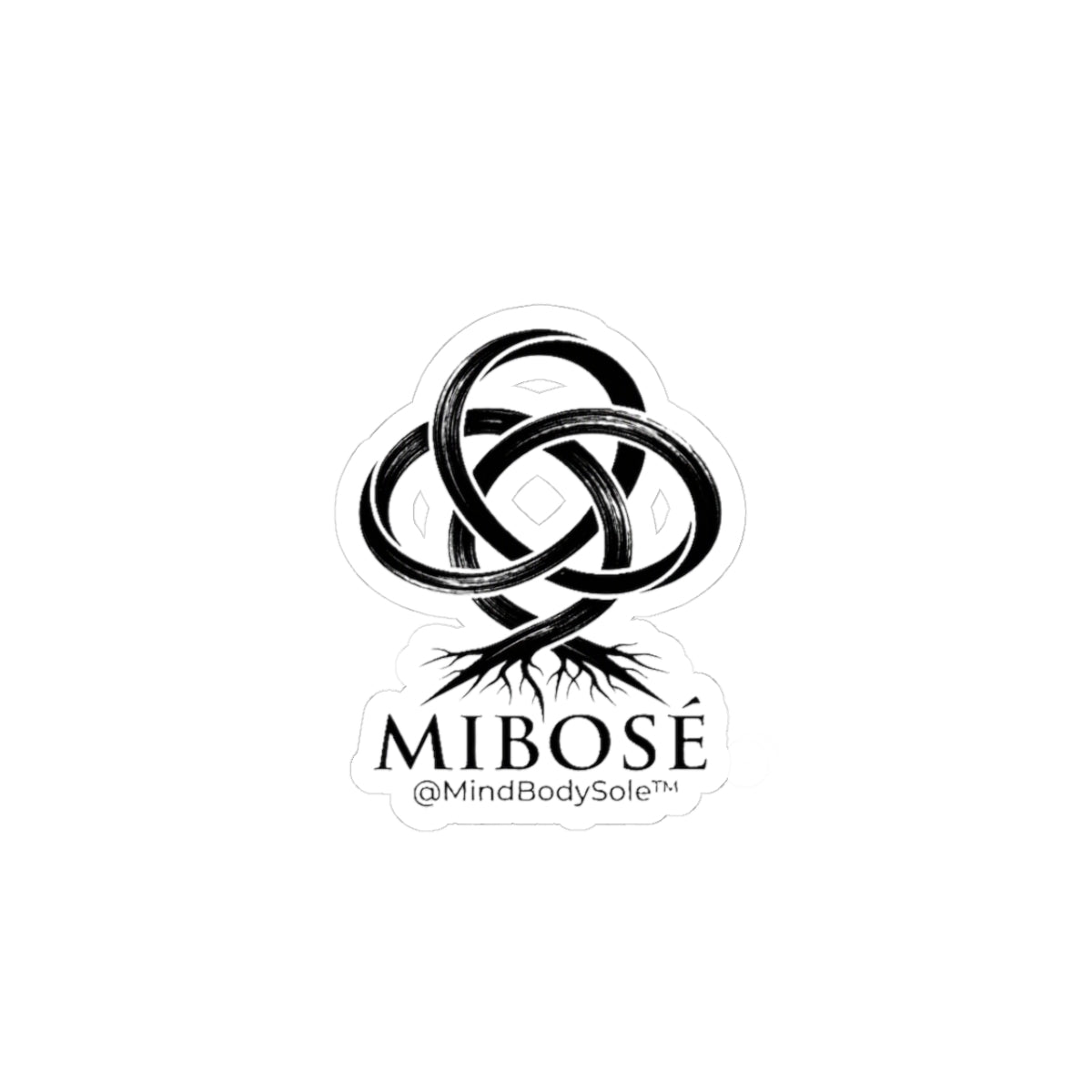 Sticker — MIBOSÉ MindBodySole Logo Kiss-Cut Deco Sticker