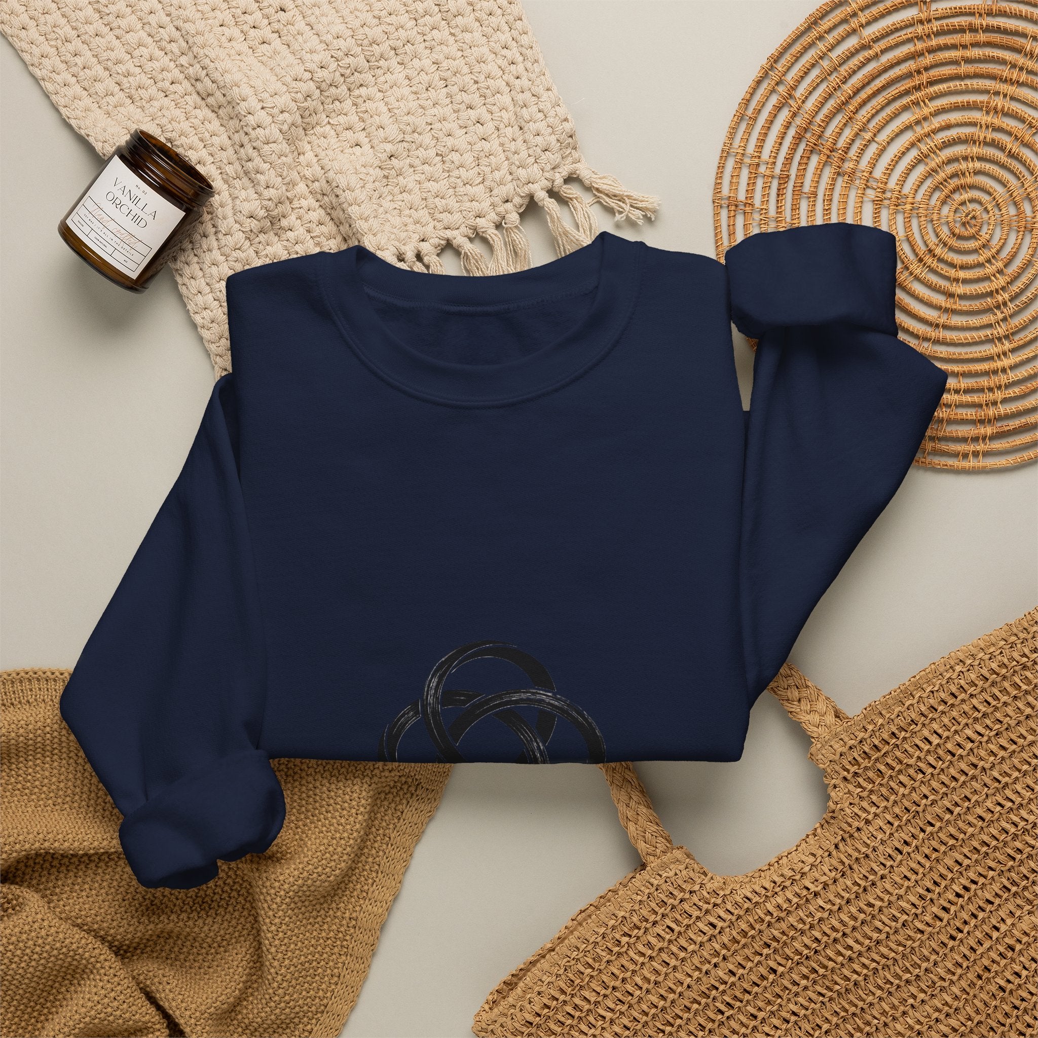 Mystic Knot Crewneck Sweatshirt – Mibose Logo Graphic