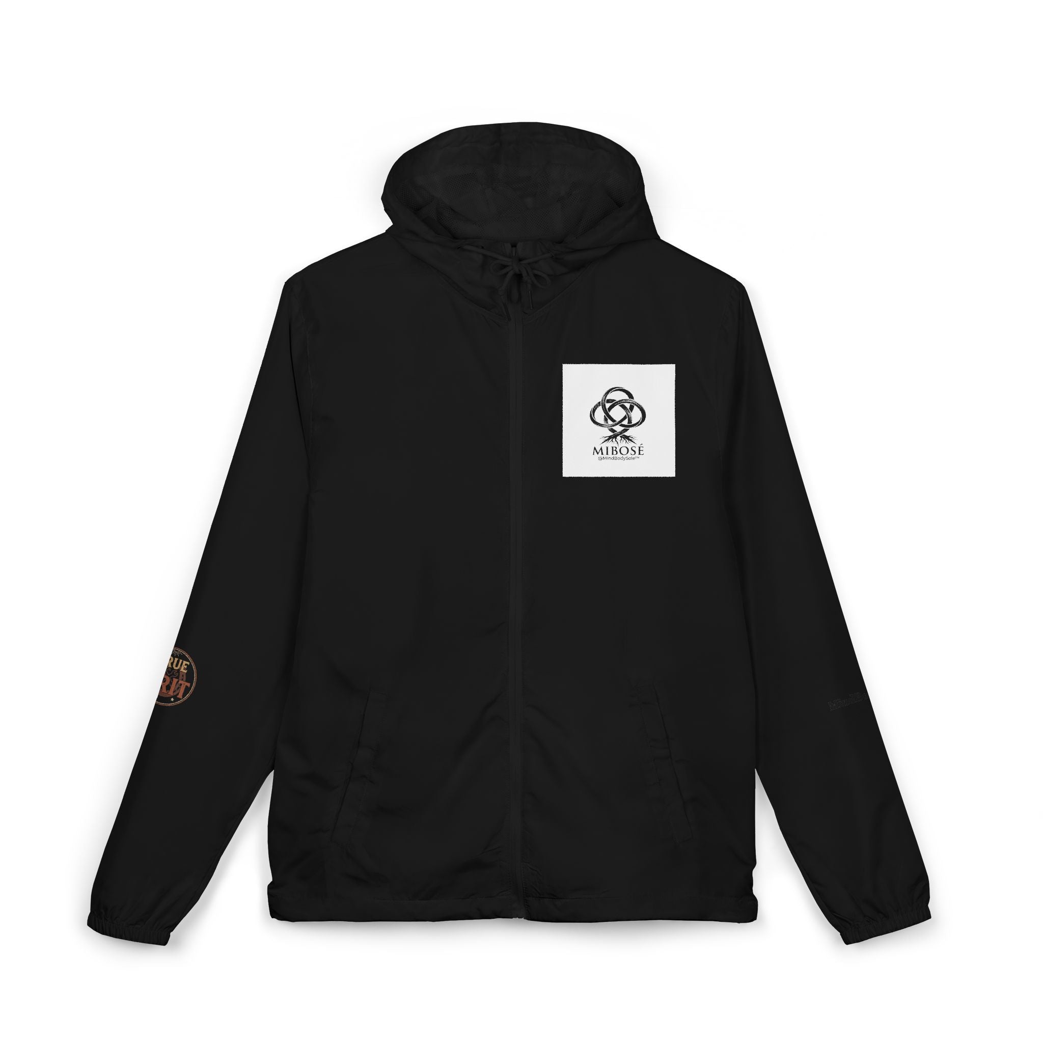 Windbreaker Jacket — "MIBOSÉ: Built From the Ground Up" White Camo
