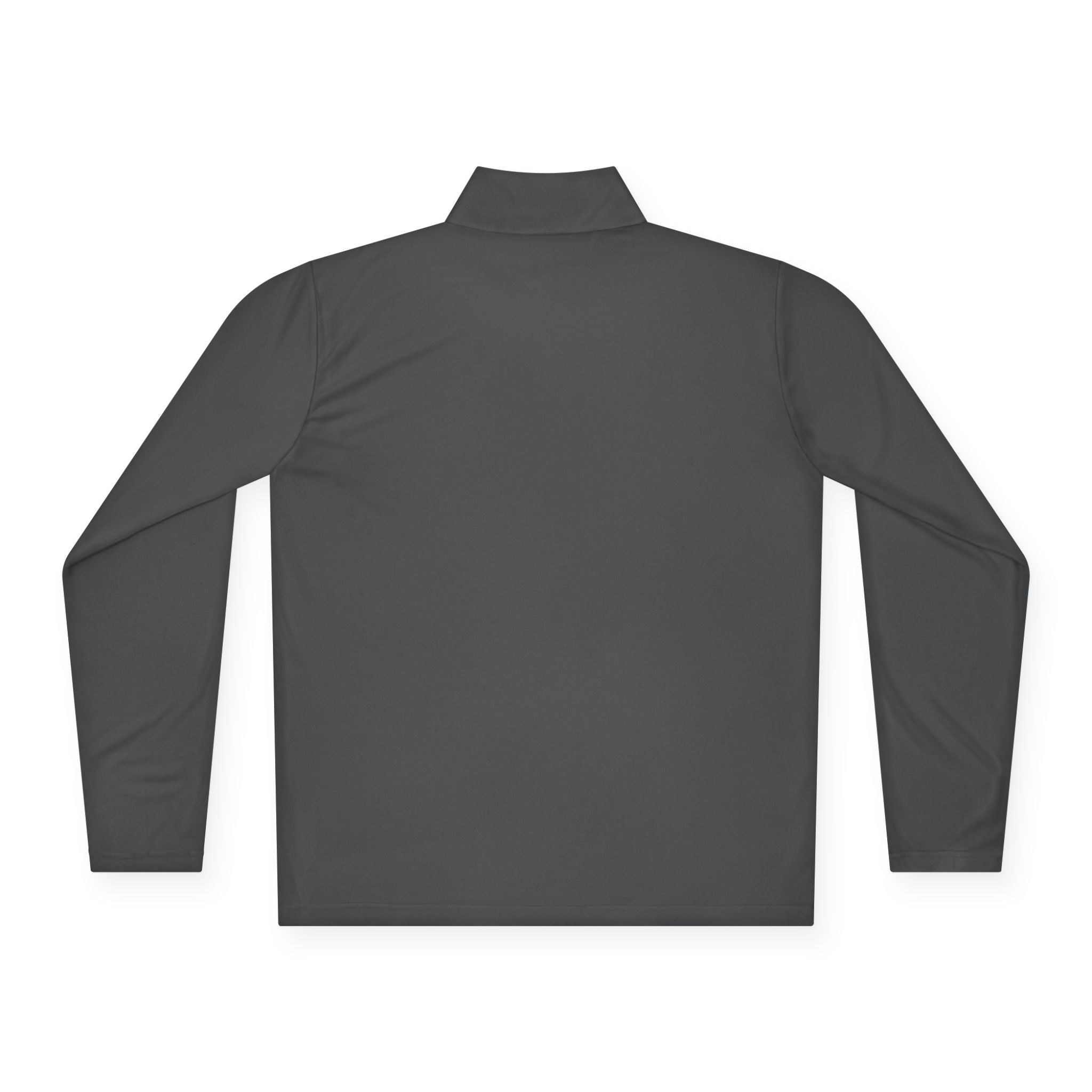 Quarter-Zip Pullover with Celtic Knot Logo – Minimalist Monochrome Athletic Top