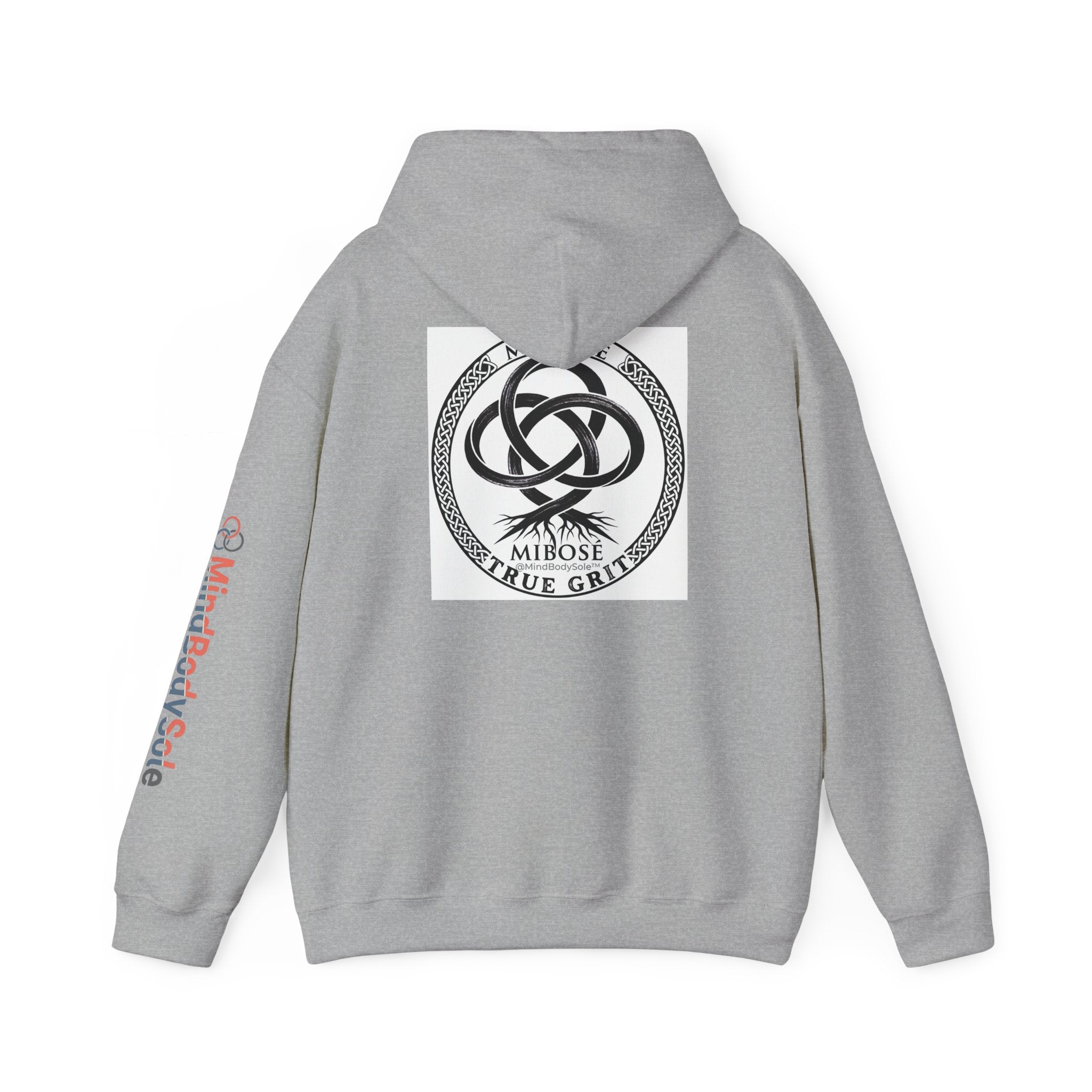 Mibose 'True Grit' Logo Hoodie — Minimalist Serpent Crest Pullover
