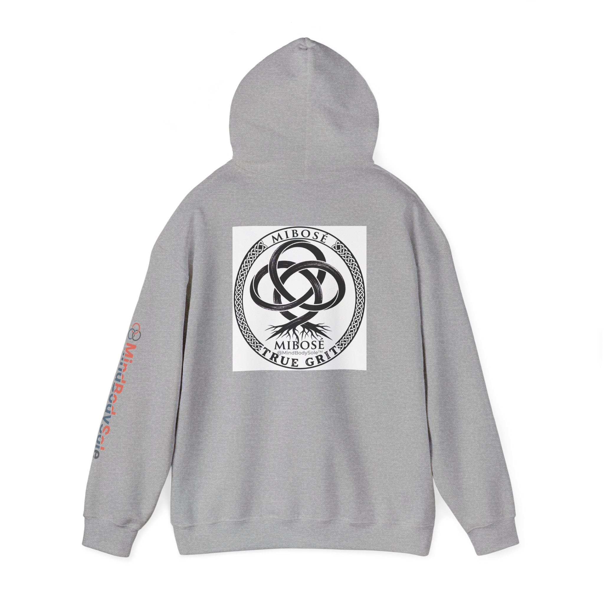 Mibose 'True Grit' Logo Hoodie — Minimalist Serpent Crest Pullover