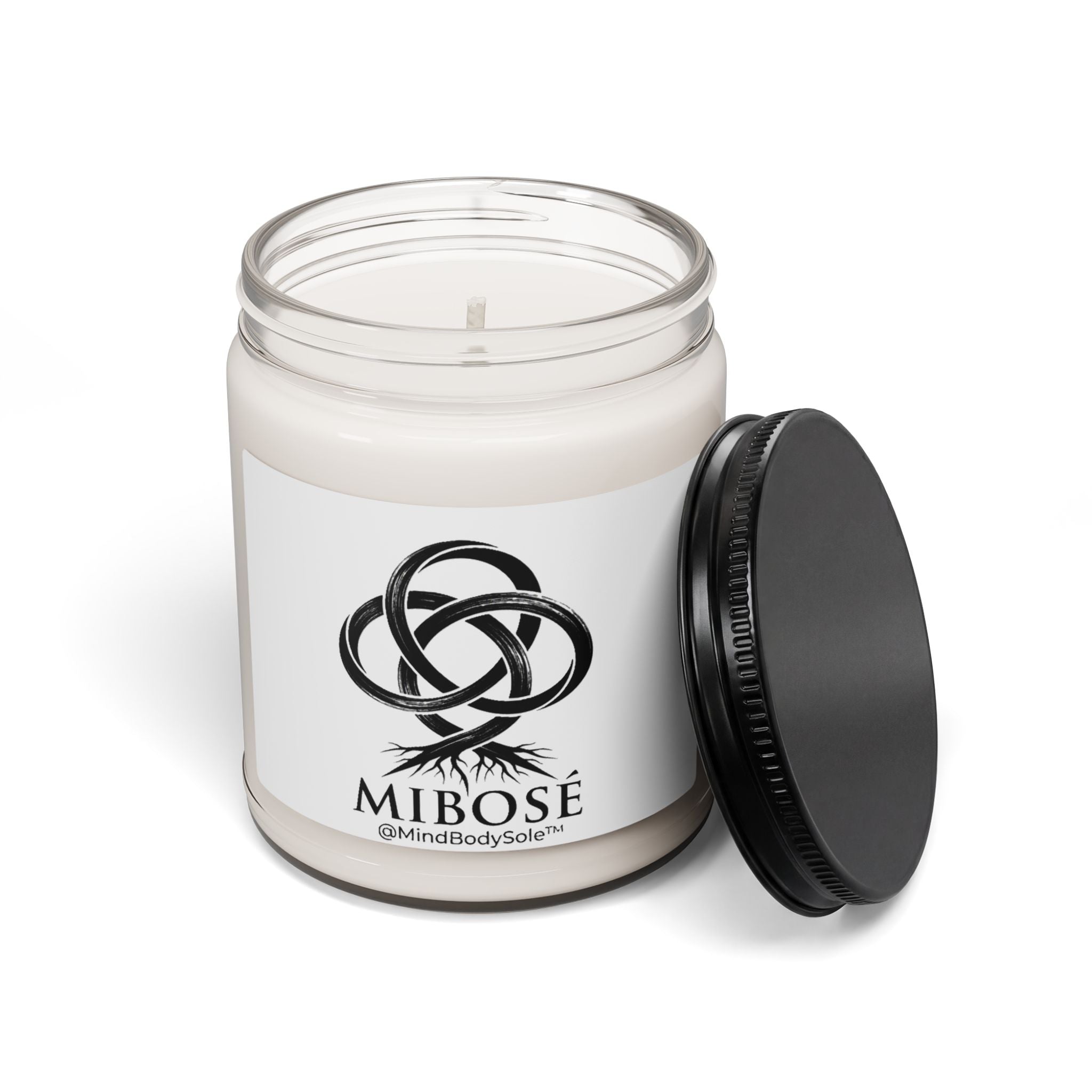 Soy Candle 9oz — Mibosé MindBodySole Scented Jar