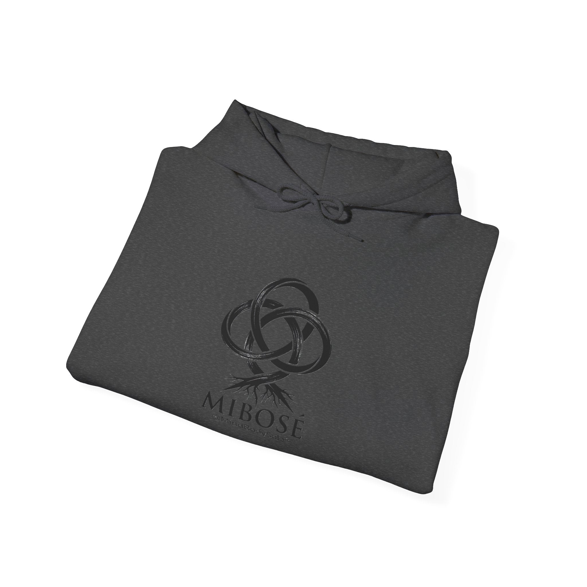 Mibose 'True Grit' Logo Hoodie — Minimalist Serpent Crest Pullover