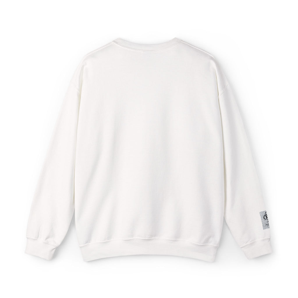 Love Knot Crewneck Sweatshirt — Minimal Heart Interlock Graphic
