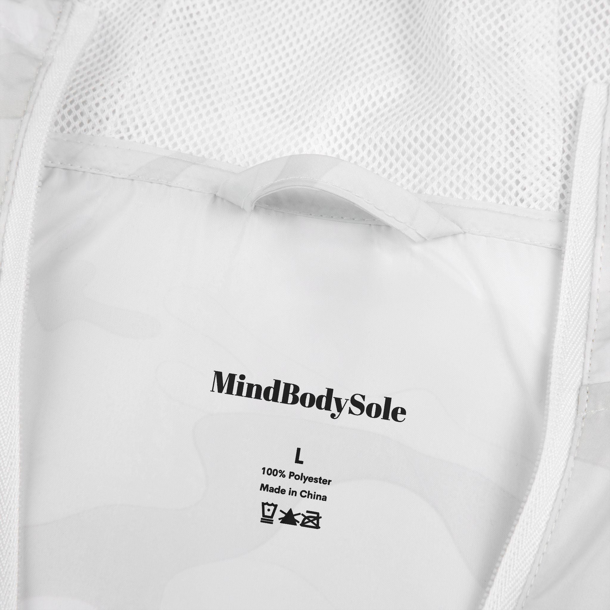 Windbreaker Jacket — "MIBOSÉ: Built From the Ground Up" White Camo