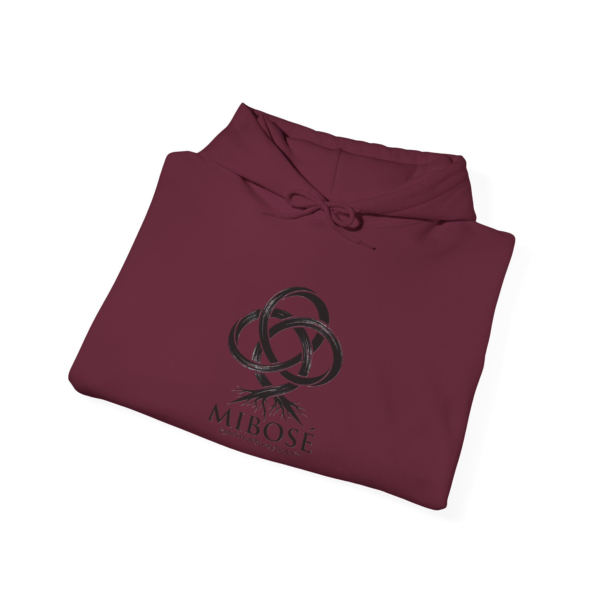 Mibose 'True Grit' Logo Hoodie — Minimalist Serpent Crest Pullover