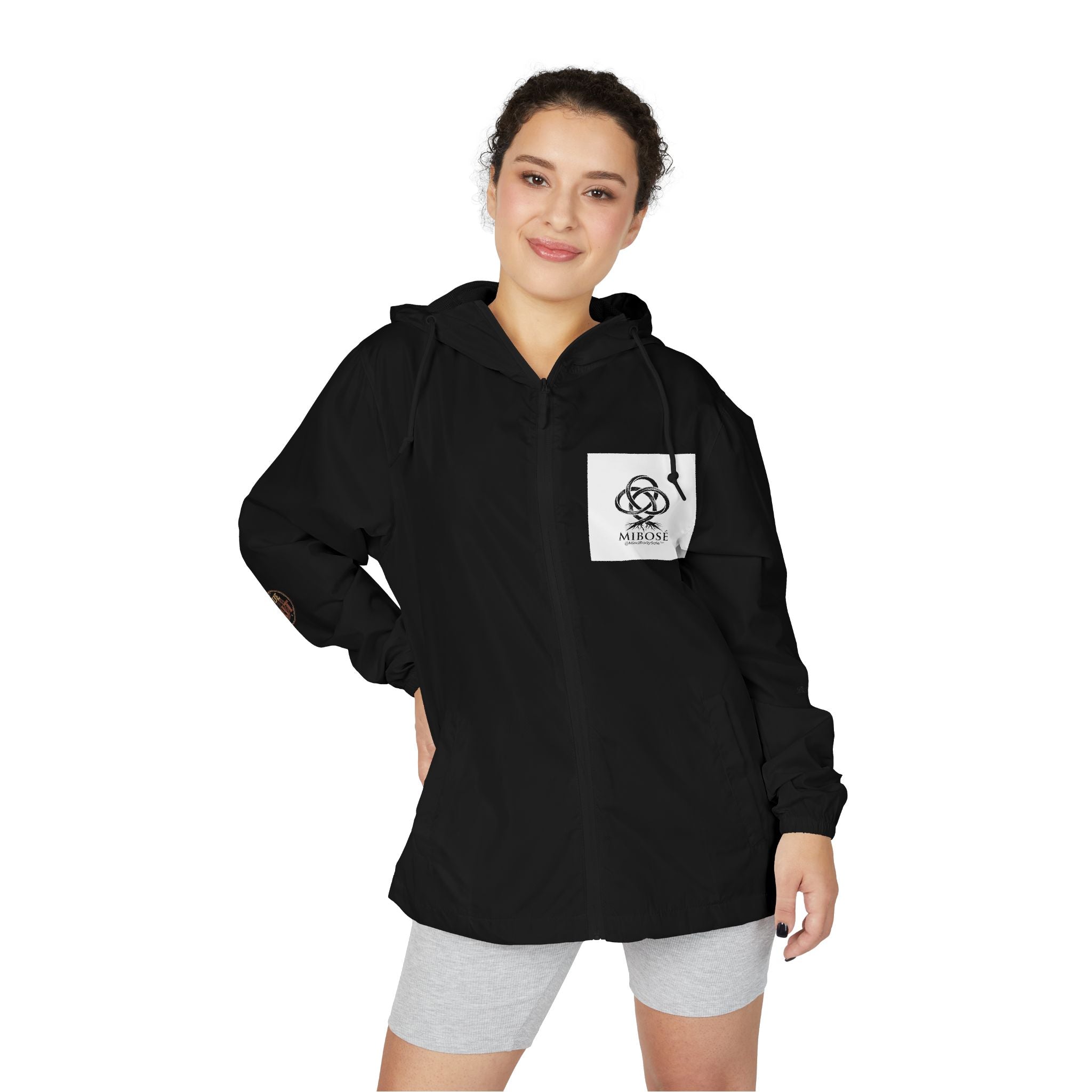 Windbreaker Jacket — "MIBOSÉ: Built From the Ground Up" White Camo