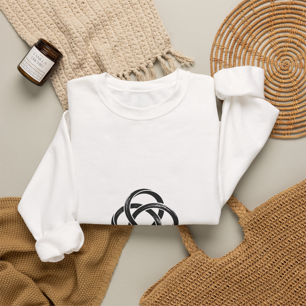 Mystic Knot Crewneck Sweatshirt – Mibose Logo Graphic