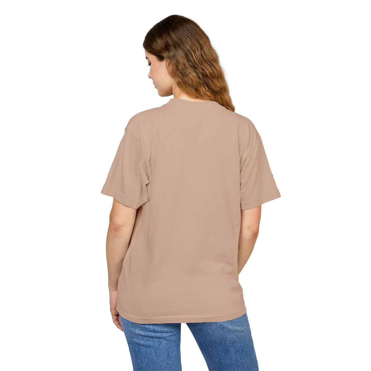 MIBOSE Tee — Retro Beige Graphic T‑Shirt