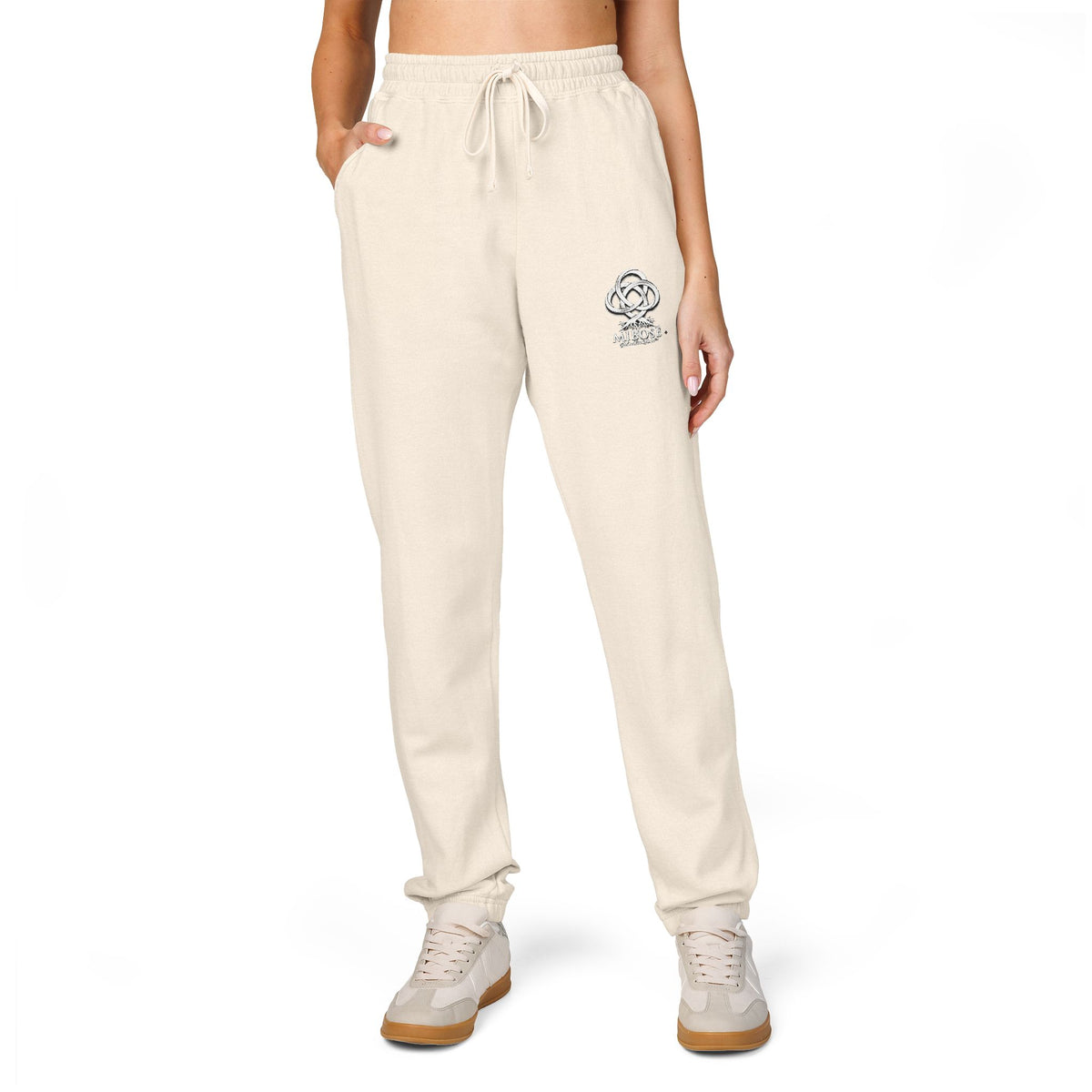 MIBOSÉ Skull & Crossbones Lounge Sweatpants — 'Ride or Die' Graphic Joggers