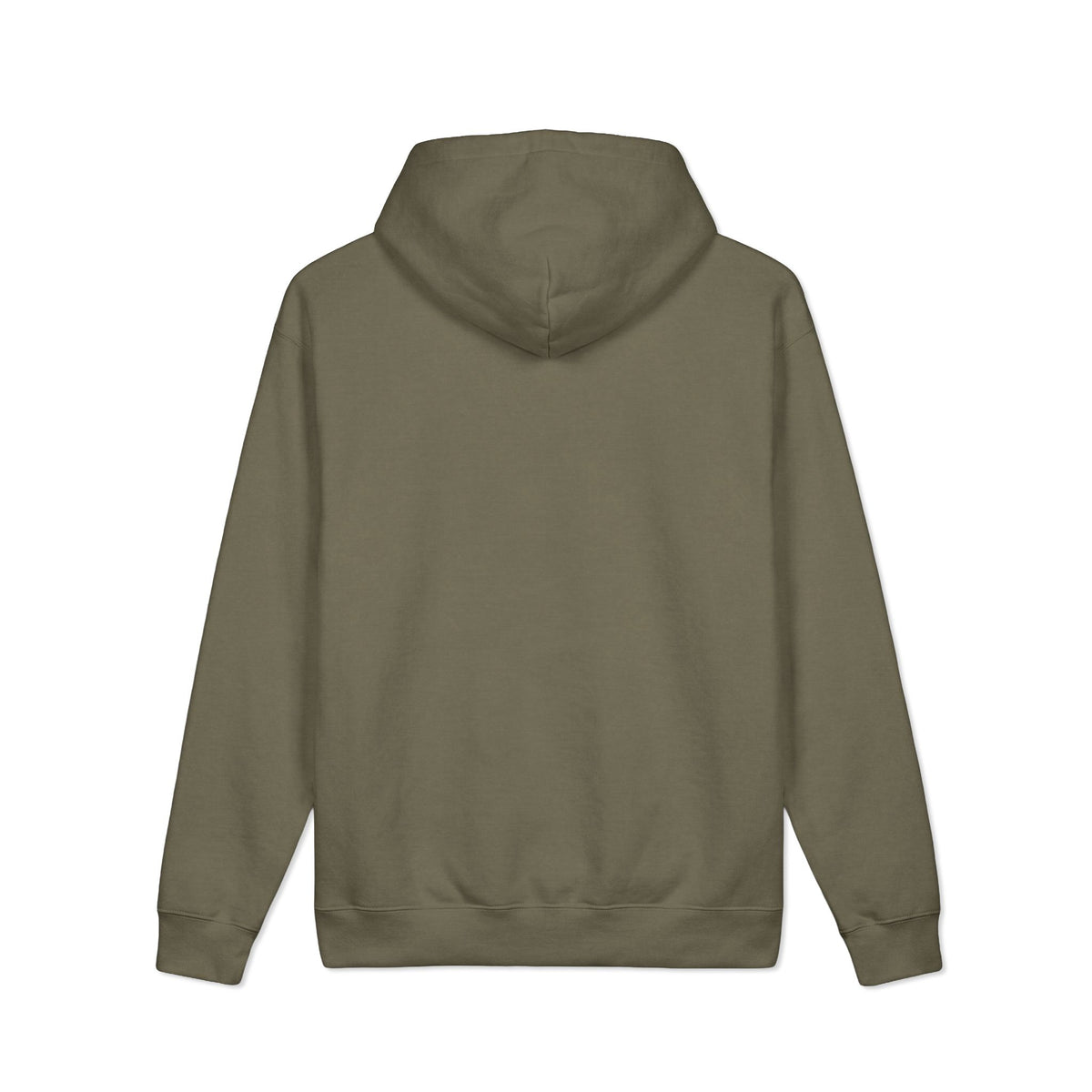 Mibose Embossed Logo Hoodie — Minimal Cream Heavyweight Pullover