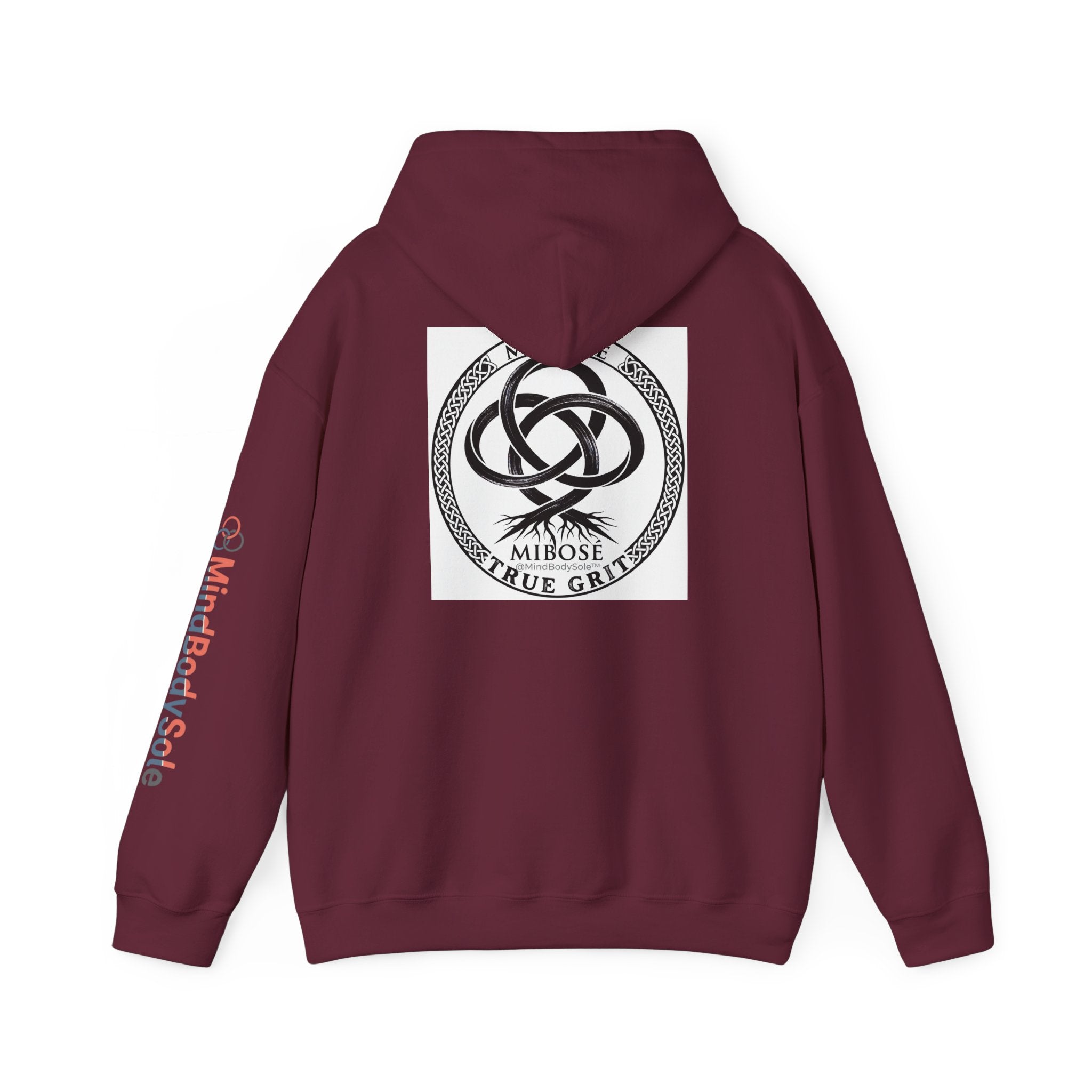 Mibose 'True Grit' Logo Hoodie — Minimalist Serpent Crest Pullover