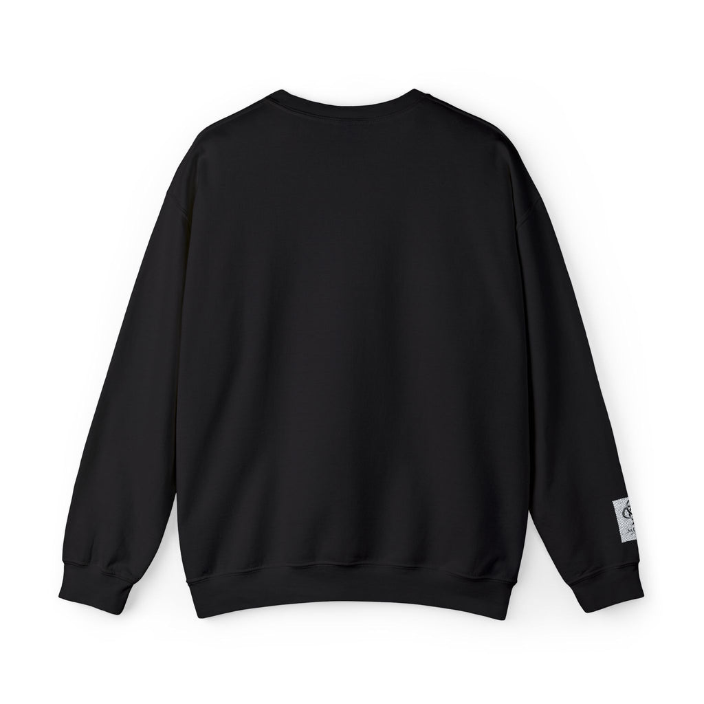 Love Knot Crewneck Sweatshirt — Minimal Heart Interlock Graphic