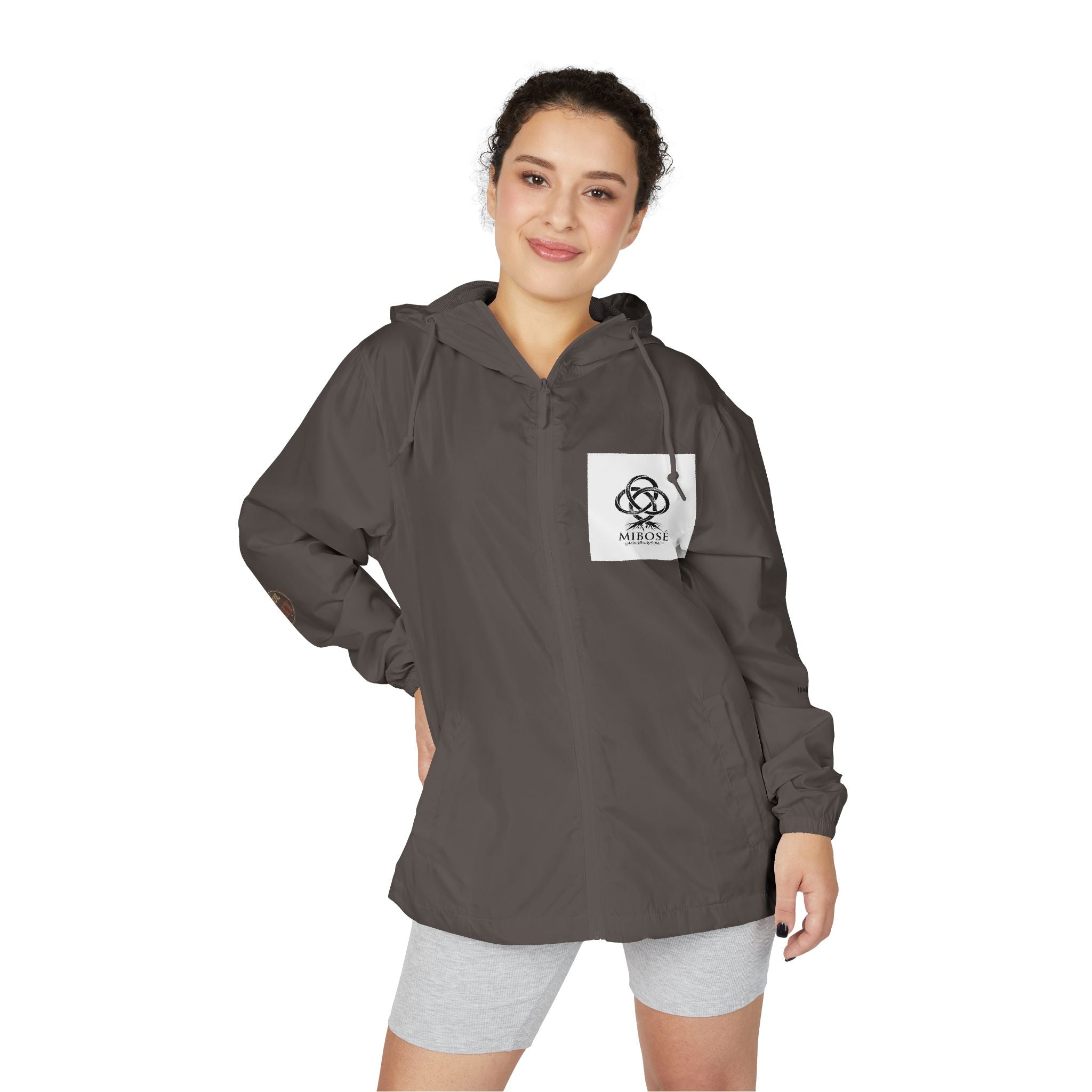 Windbreaker Jacket — "MIBOSÉ: Built From the Ground Up" White Camo