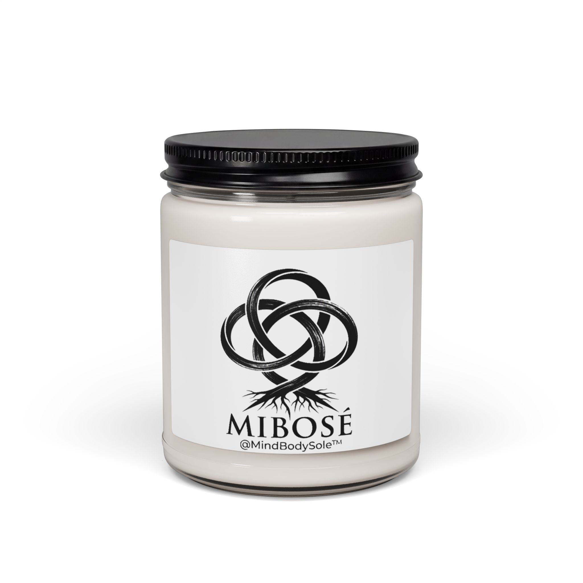 Soy Candle 9oz — Mibosé MindBodySole Scented Jar