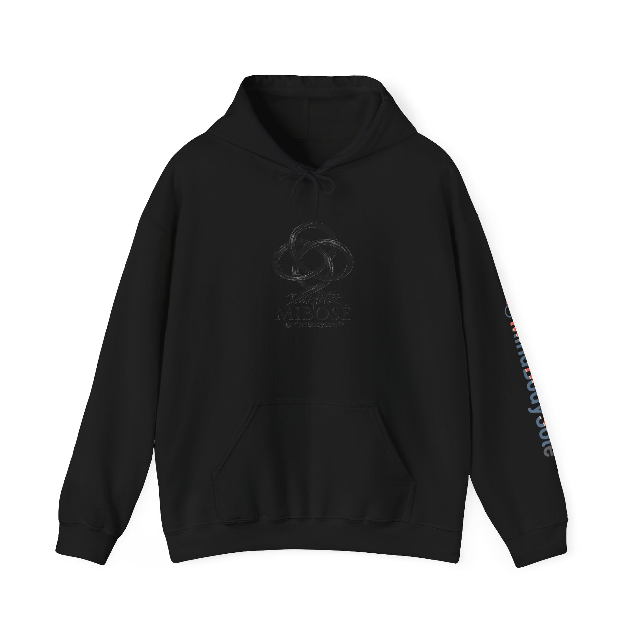 Mibose 'True Grit' Logo Hoodie — Minimalist Serpent Crest Pullover