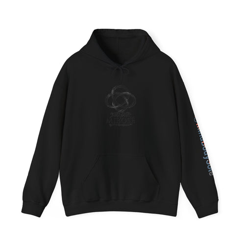 Mibose 'True Grit' Logo Hoodie — Minimalist Serpent Crest Pullover