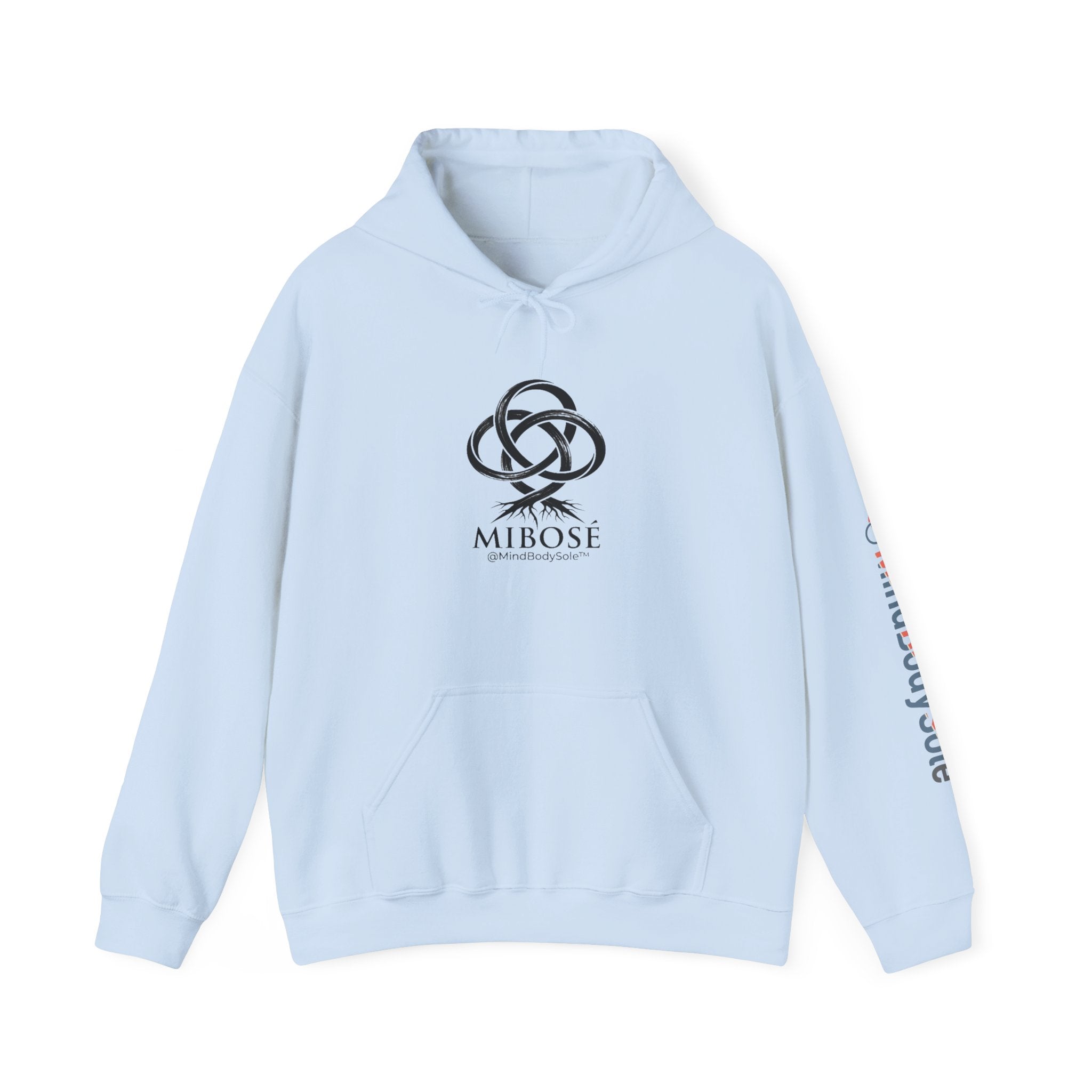 Mibose 'True Grit' Logo Hoodie — Minimalist Serpent Crest Pullover