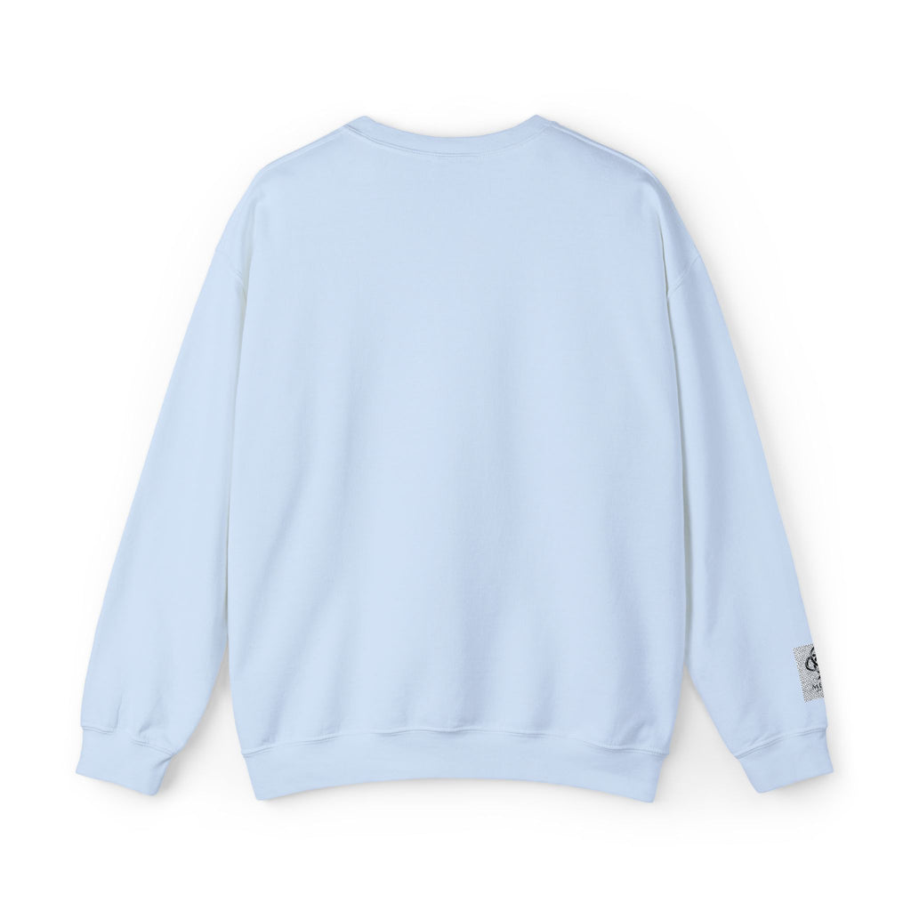 Love Knot Crewneck Sweatshirt — Minimal Heart Interlock Graphic