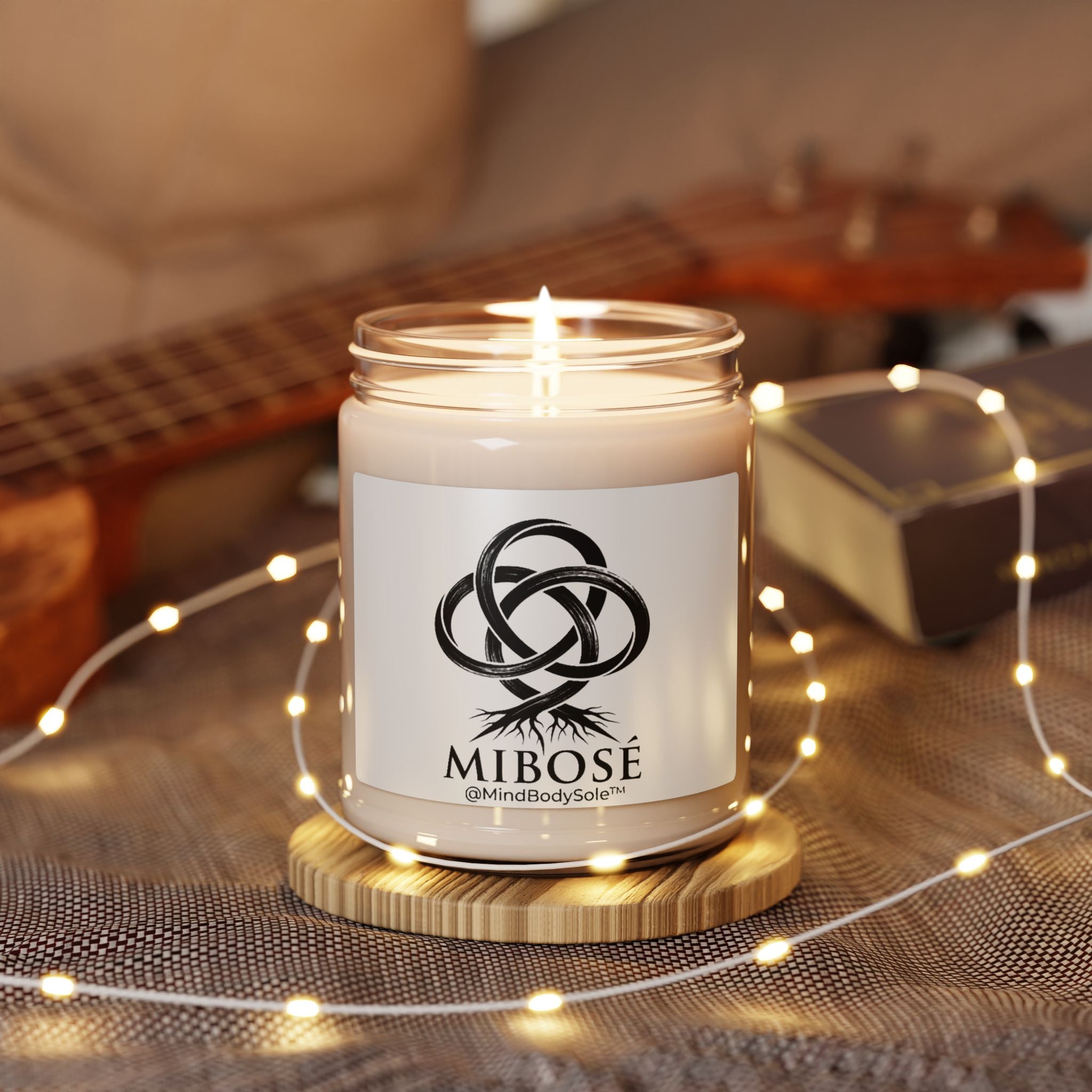 Soy Candle 9oz — Mibosé MindBodySole Scented Jar