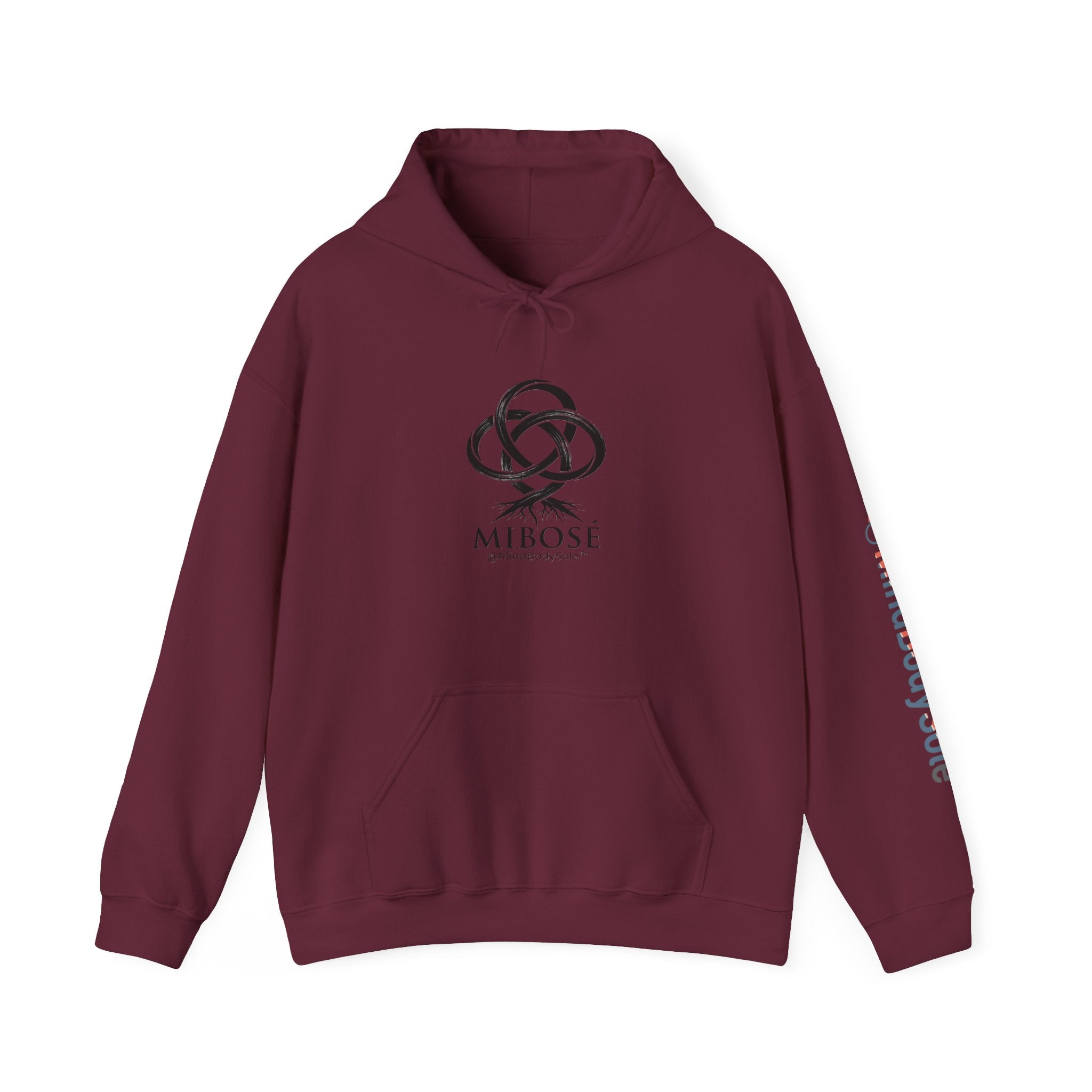 Mibose 'True Grit' Logo Hoodie — Minimalist Serpent Crest Pullover