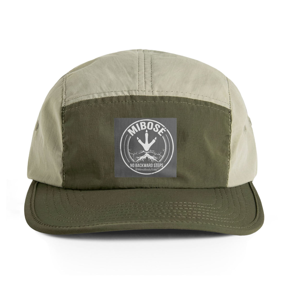 Nylon Two-Tone Cap — Mibose Anchor Patch Casual Outdoor Hat