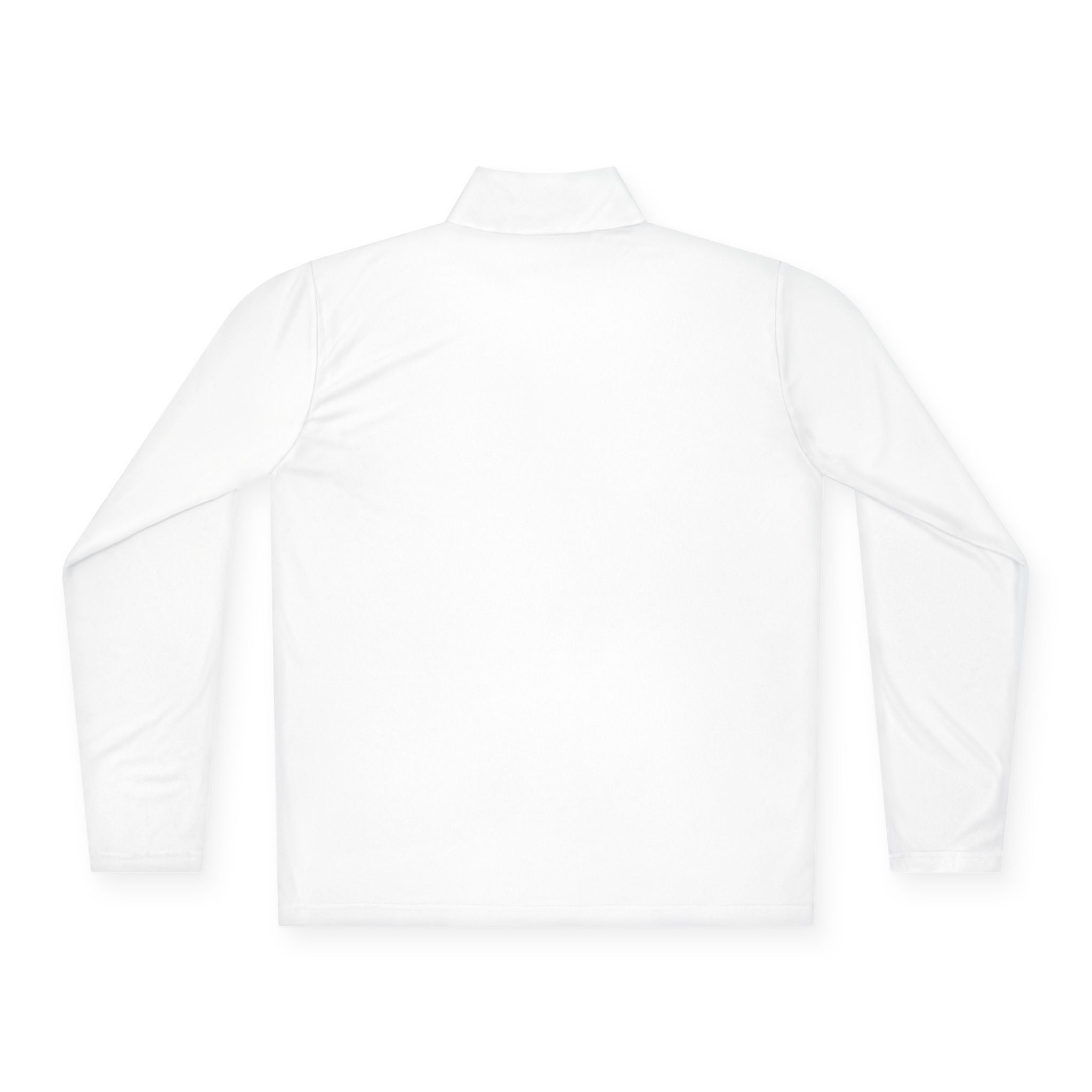Quarter-Zip Pullover with Celtic Knot Logo – Minimalist Monochrome Athletic Top