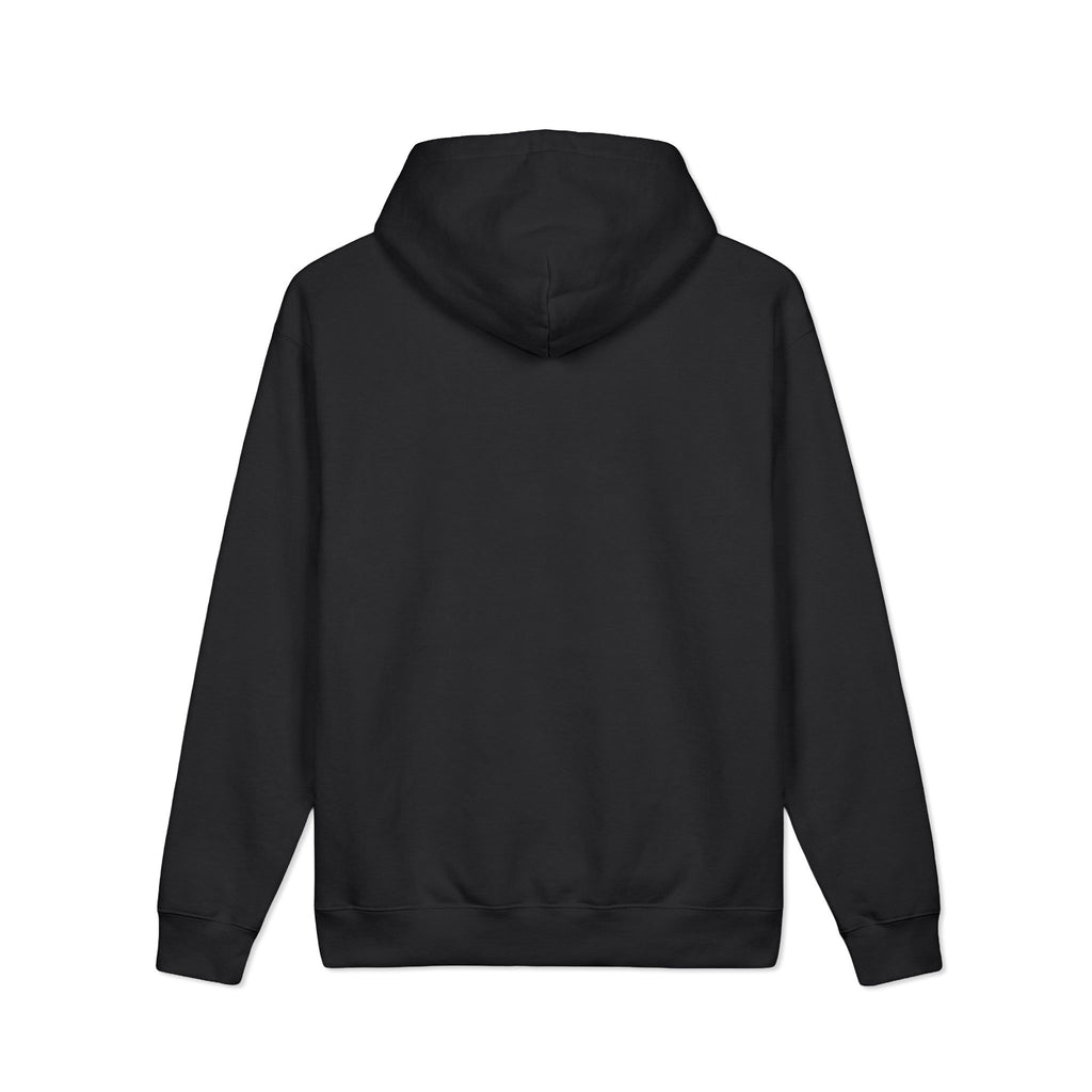 Mibose Embossed Logo Hoodie — Minimal Cream Heavyweight Pullover
