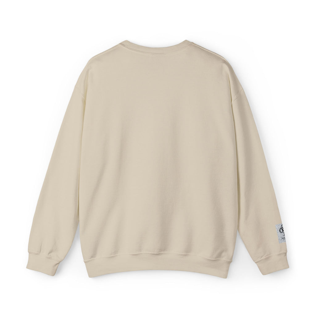 Love Knot Crewneck Sweatshirt — Minimal Heart Interlock Graphic