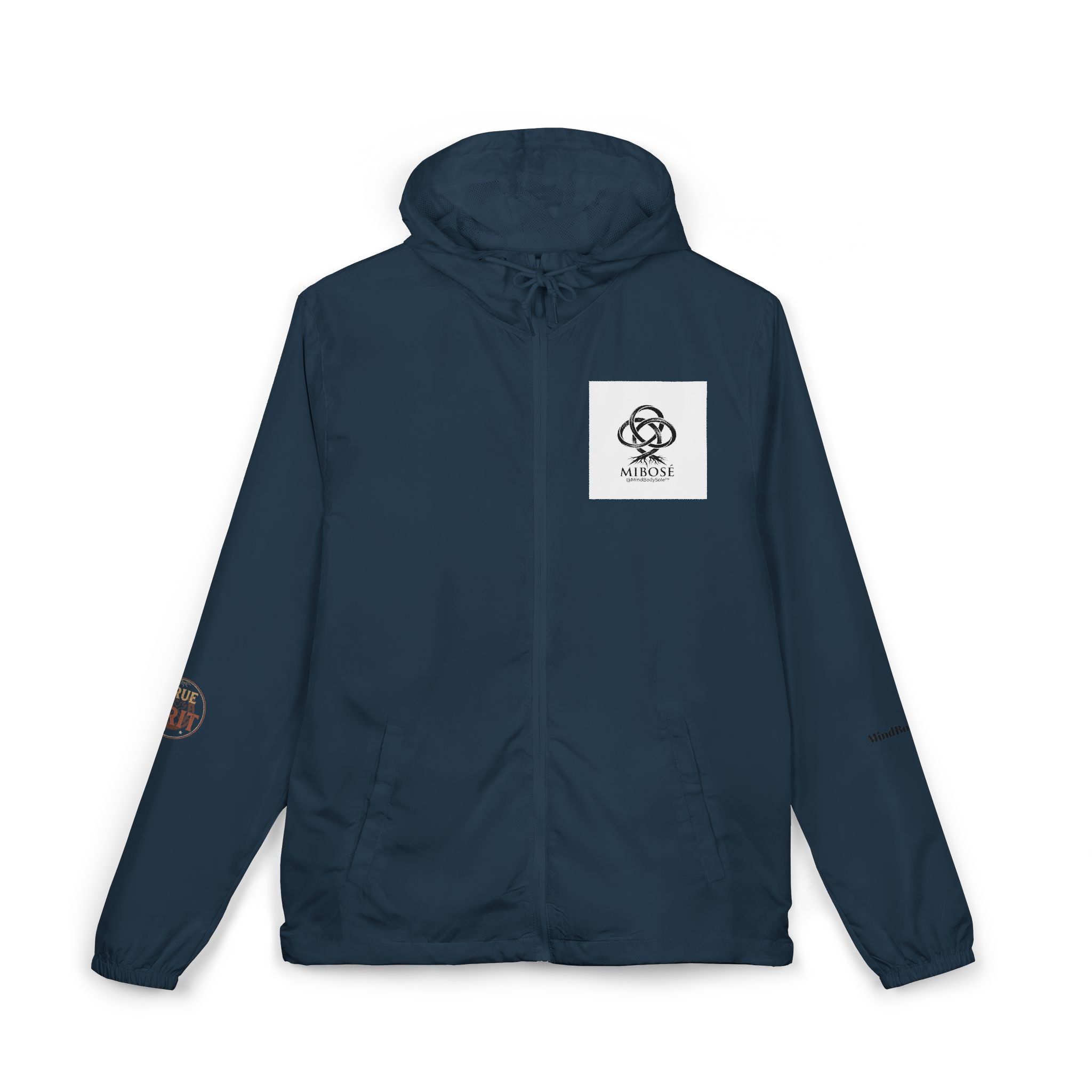 Windbreaker Jacket — "MIBOSÉ: Built From the Ground Up" White Camo