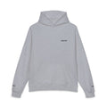 Relaxed Hoodie — Minimalist Black Embroidered Logo Hoodie