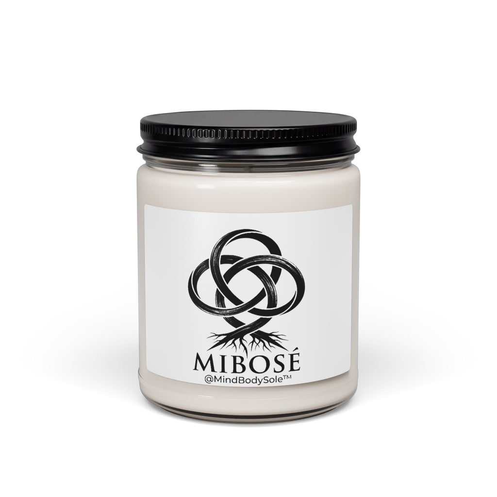 Soy Candle 9oz — Mibosé MindBodySole Scented Jar