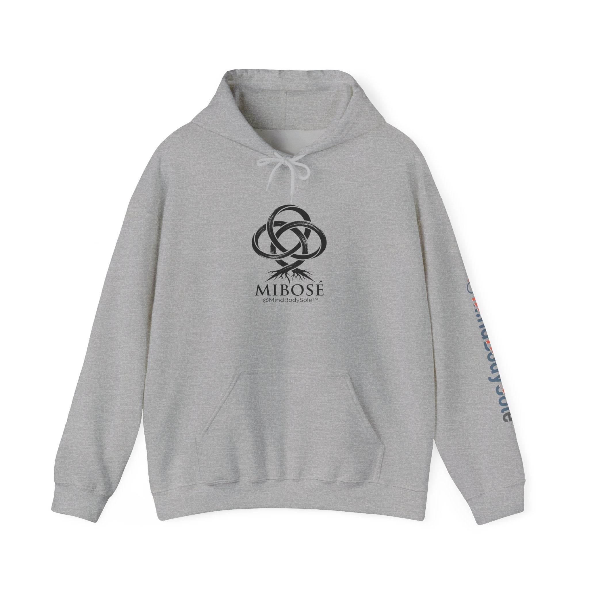 Mibose 'True Grit' Logo Hoodie — Minimalist Serpent Crest Pullover